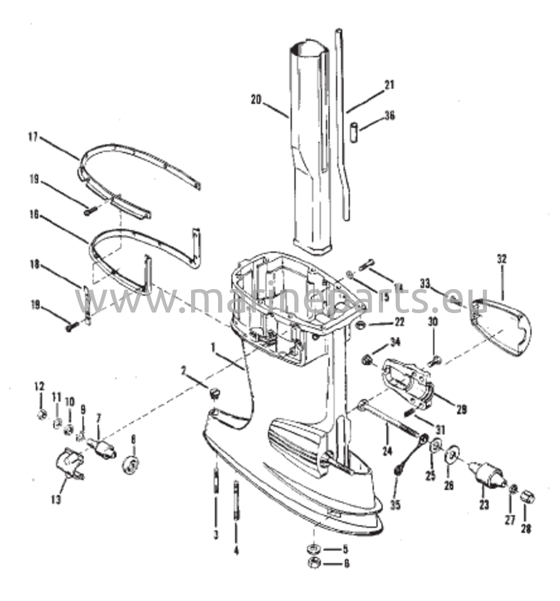 Voimansiirron akselikoteloasennus