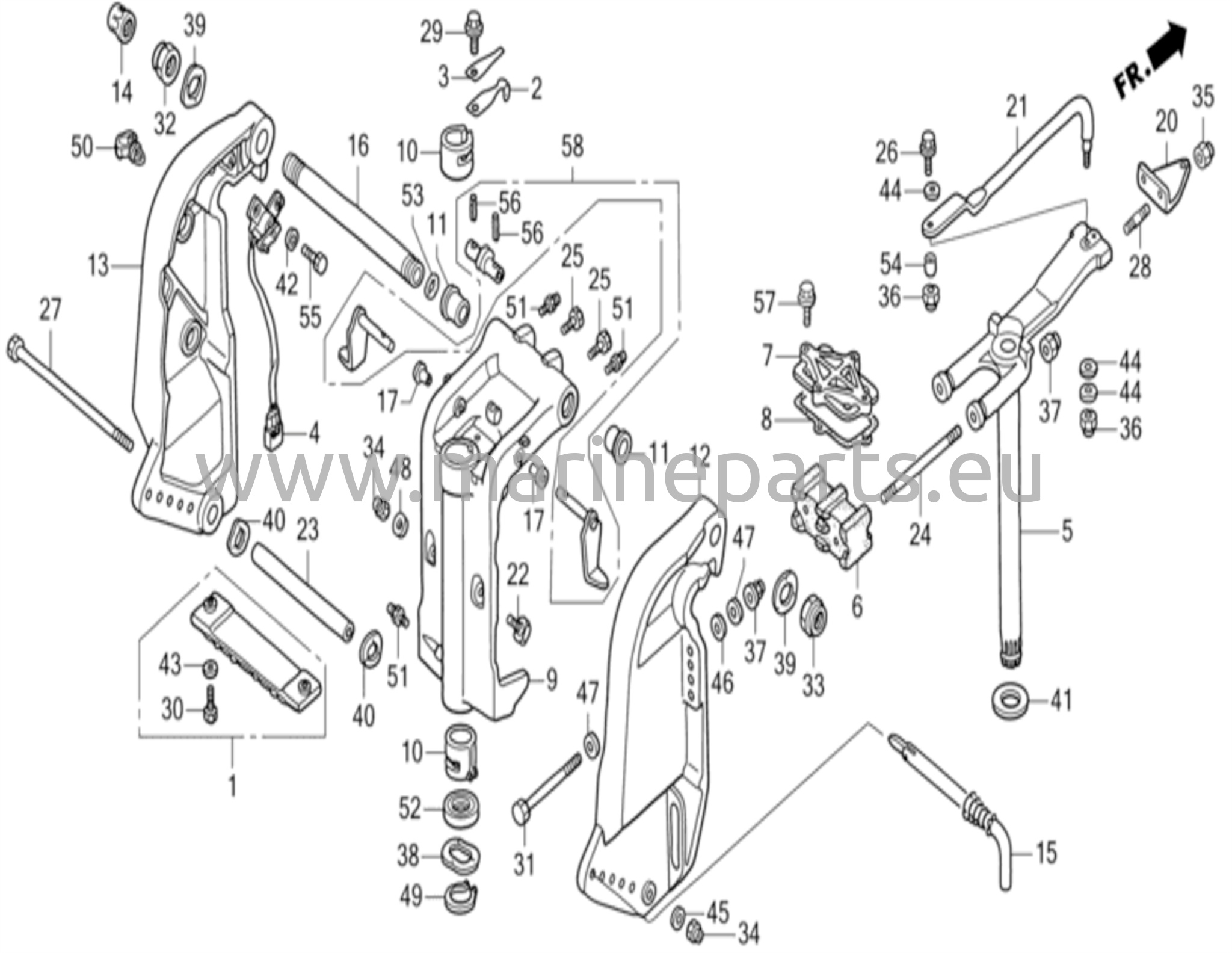 Peräpeili/kääntökotelo