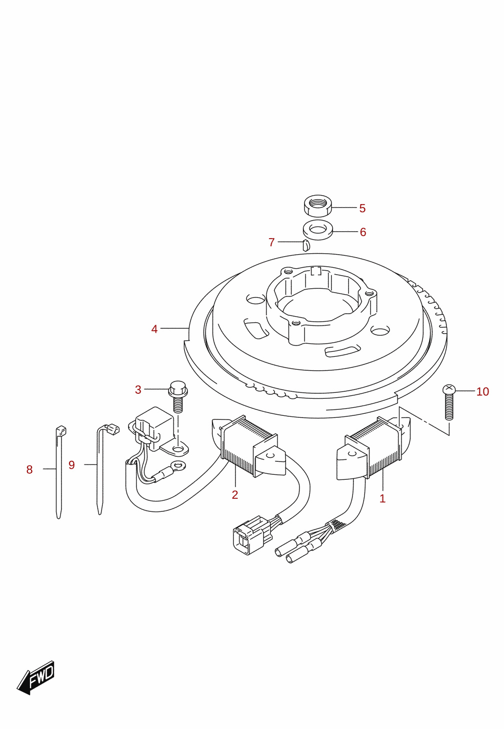 Lichtmaschine / Magnetzünder (DF8A, DF9.9A)