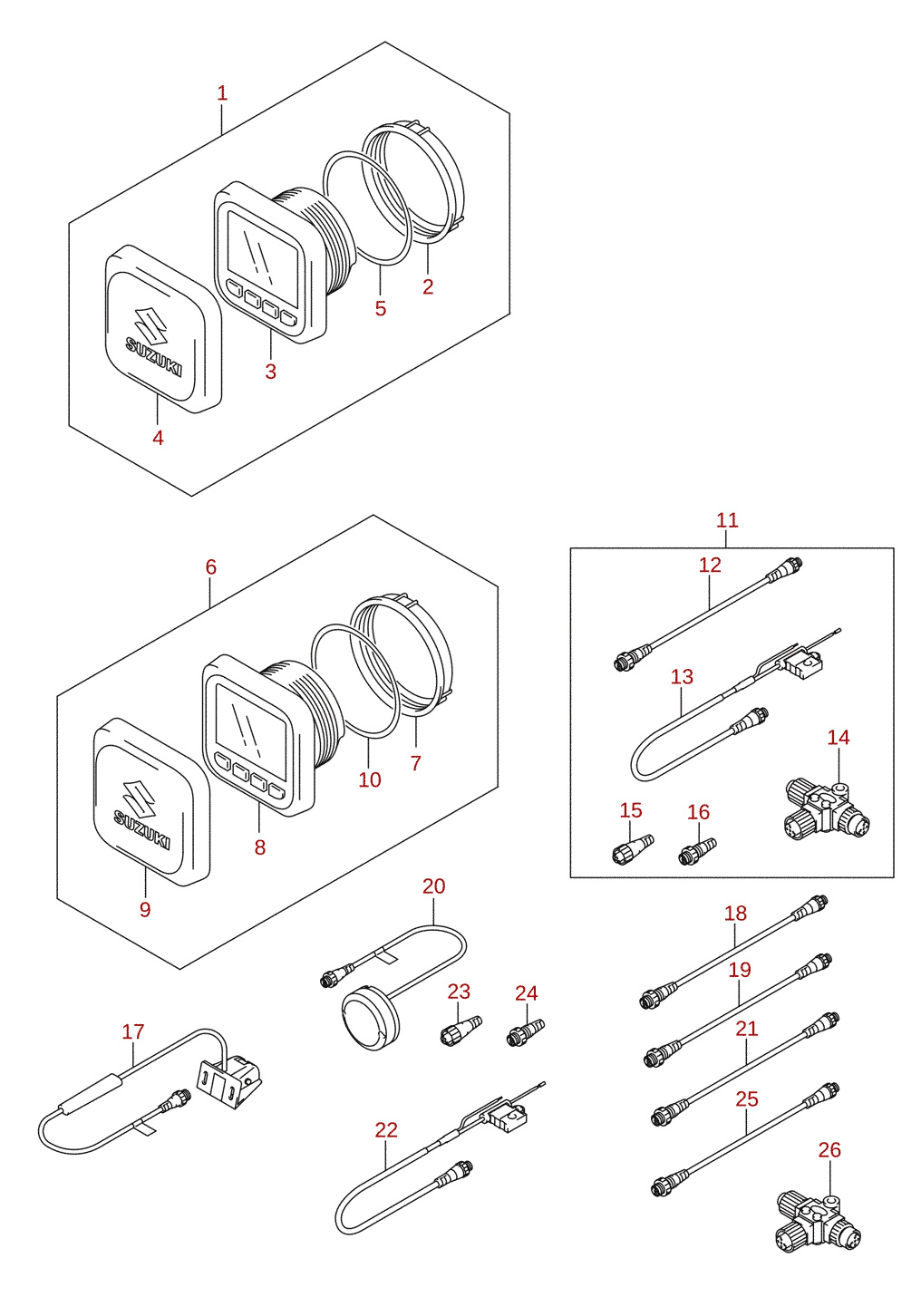 Multifunktionsinstrument (2) (ekstraudstyr) 2/2