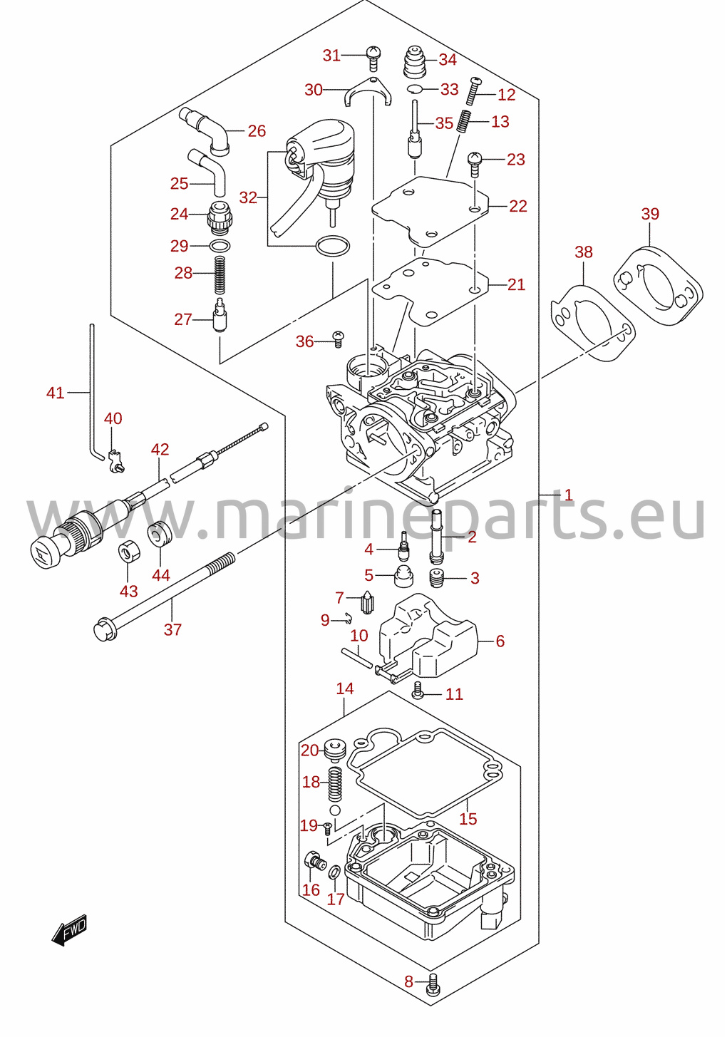 Carburetor (DF9.9A)