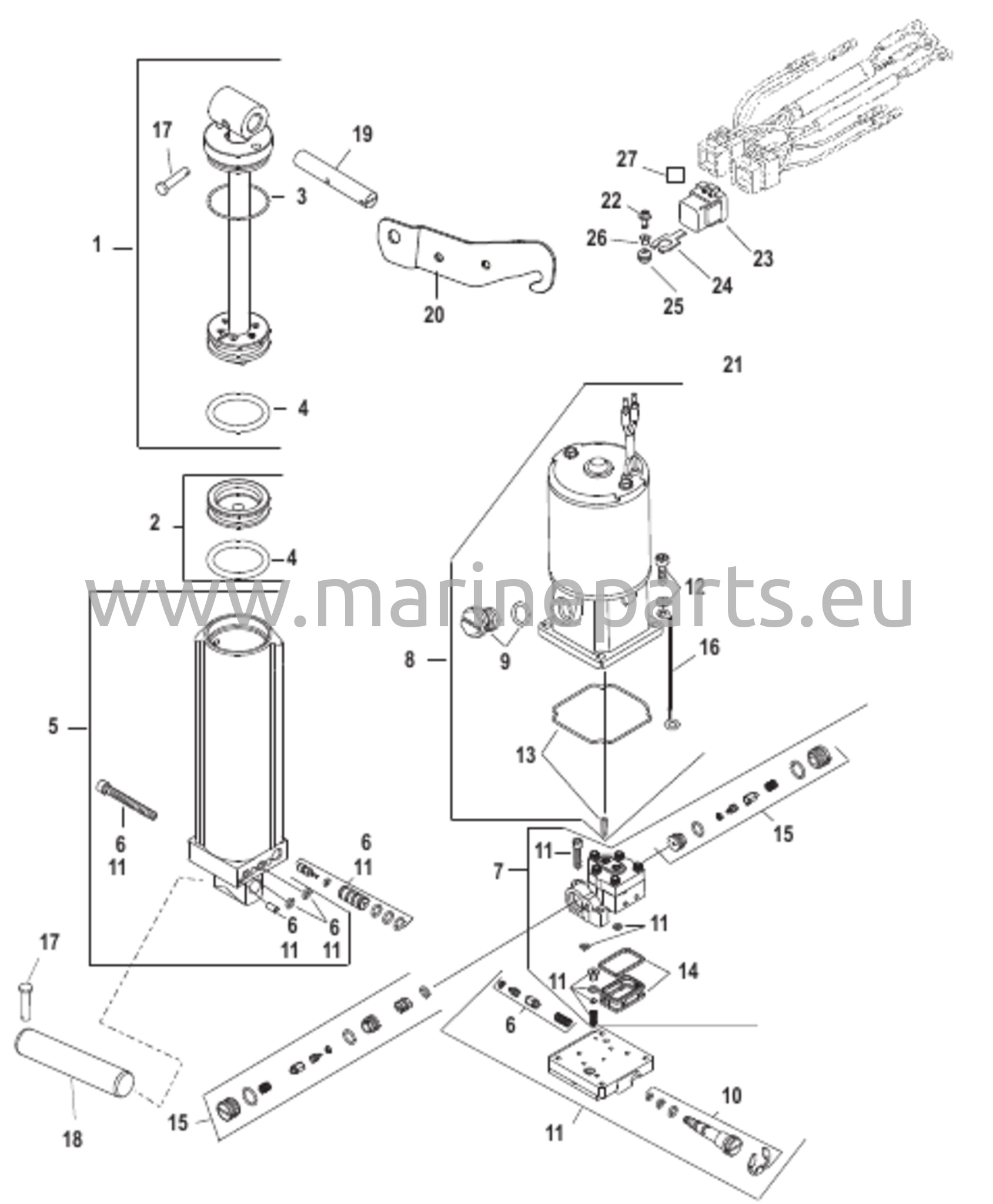 Voimansiirron trimmausosat