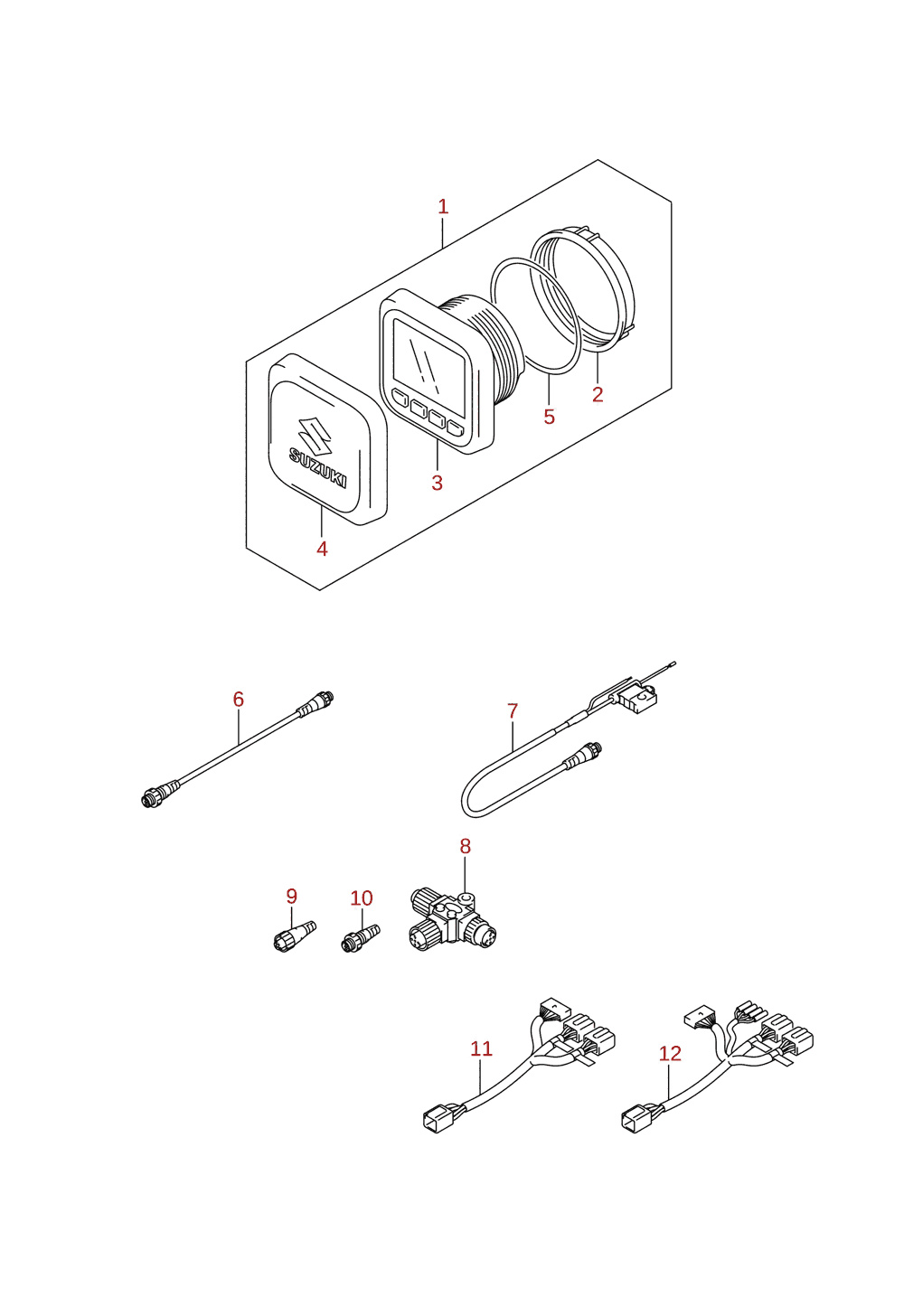 Multi function gauge (1) (optional)
