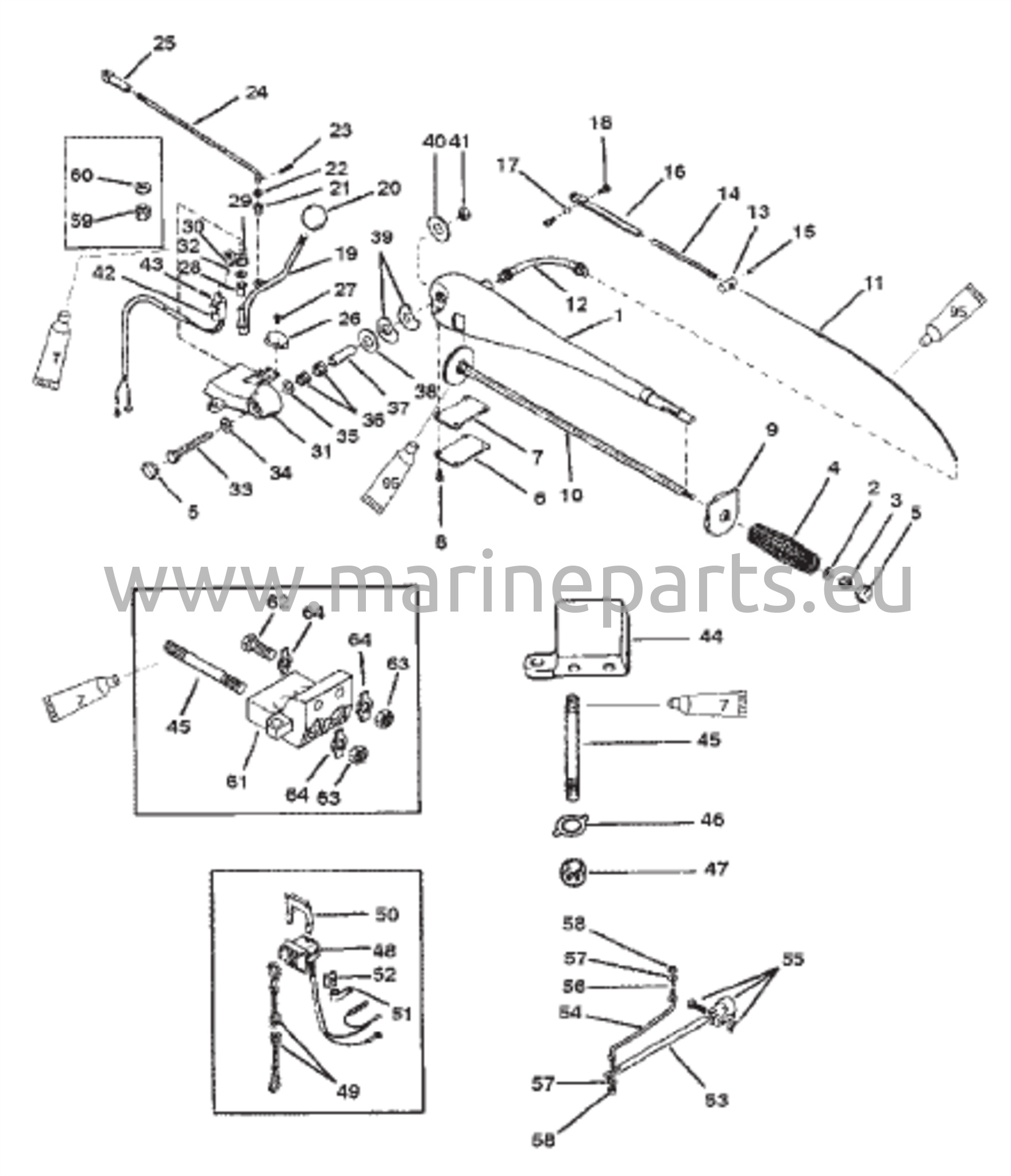 Ohjaustangon kokoonpano
