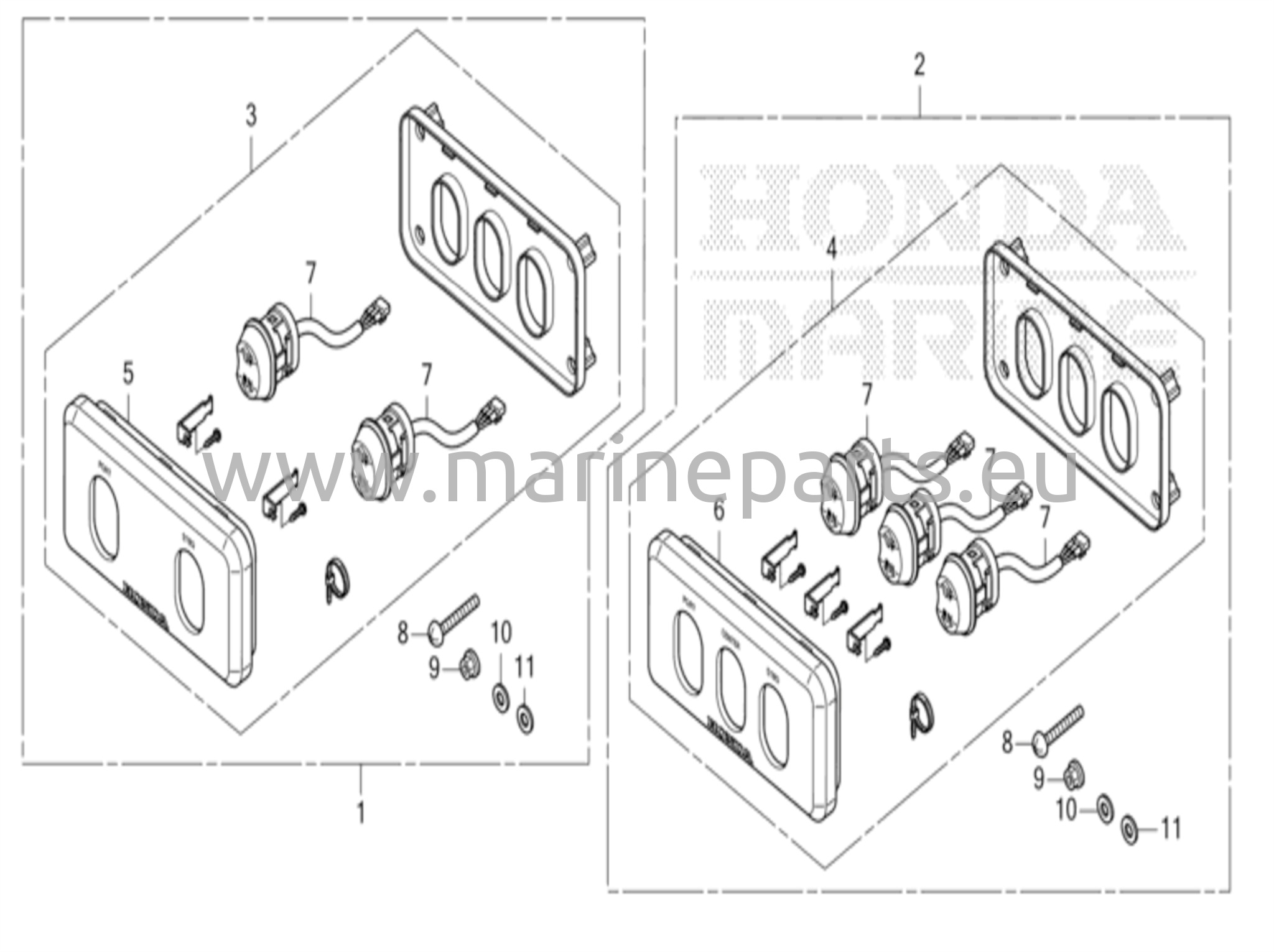 Kytkinpaneelisarja (sähköinen kallistus)