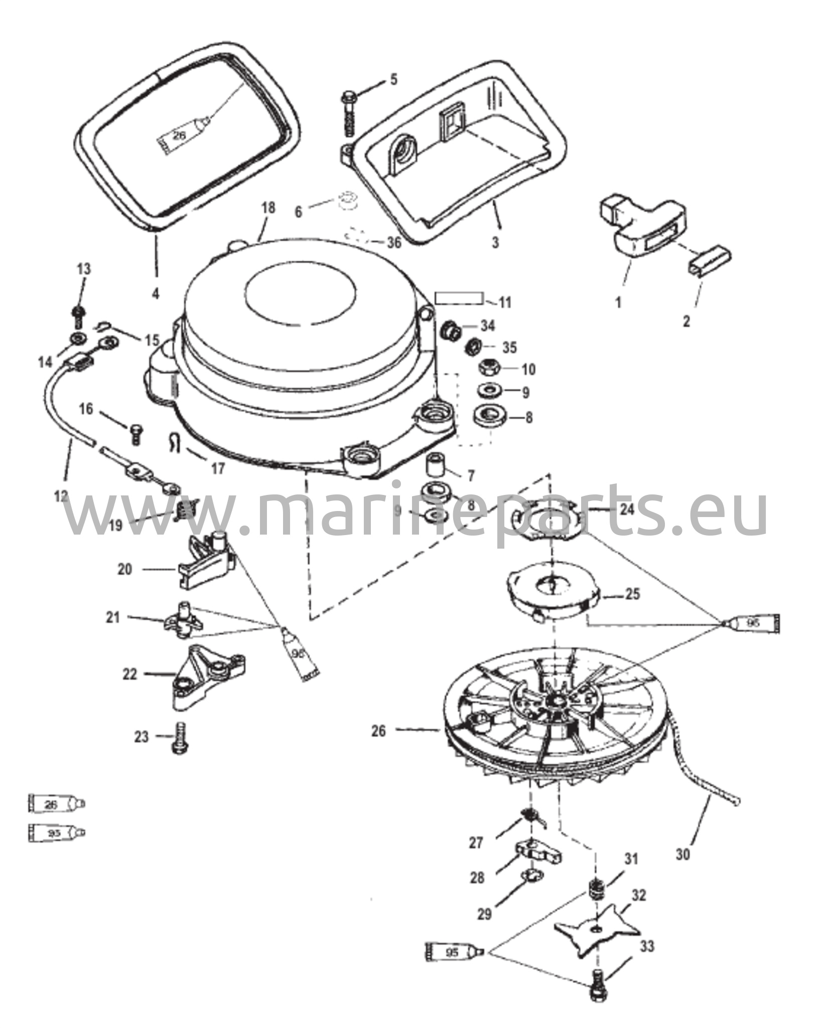 Starter Assembly (Manual) 