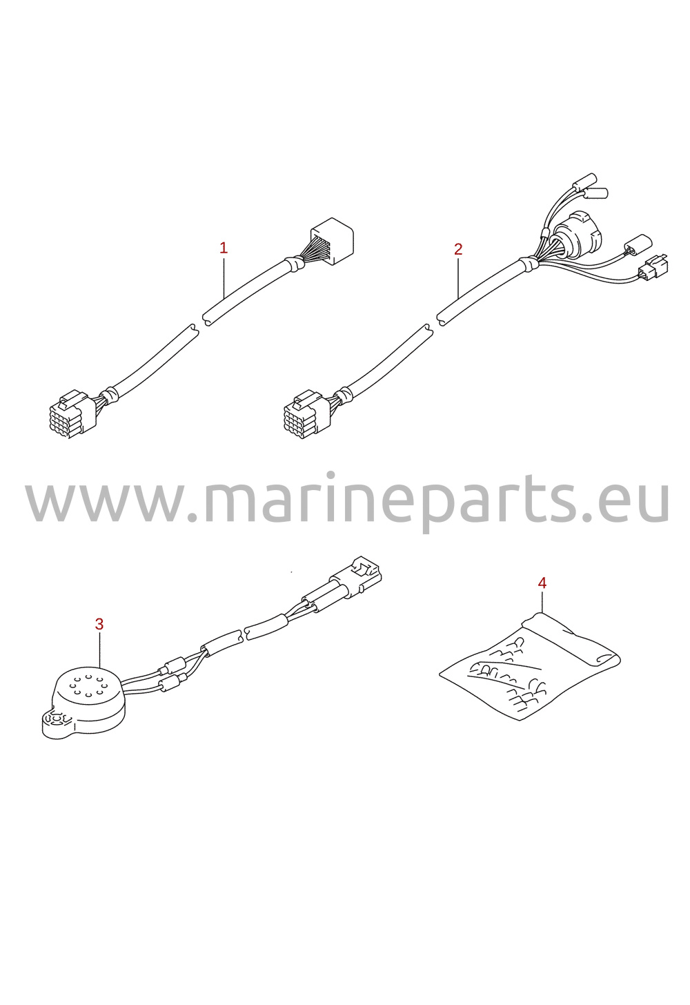 Harness (DF70A, DF80A, DF90A) (optional)