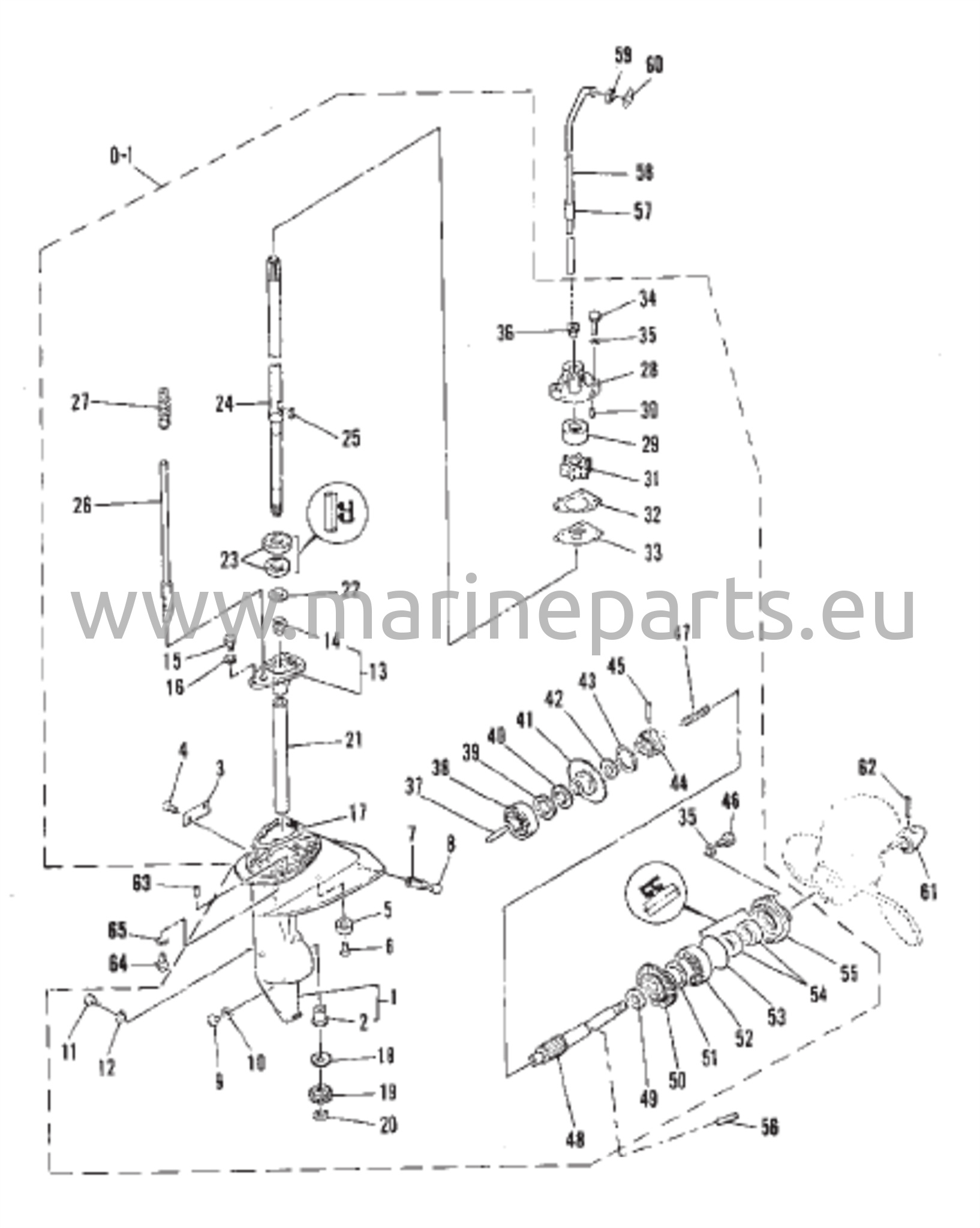 Vaihteiston kotelon kokoonpano