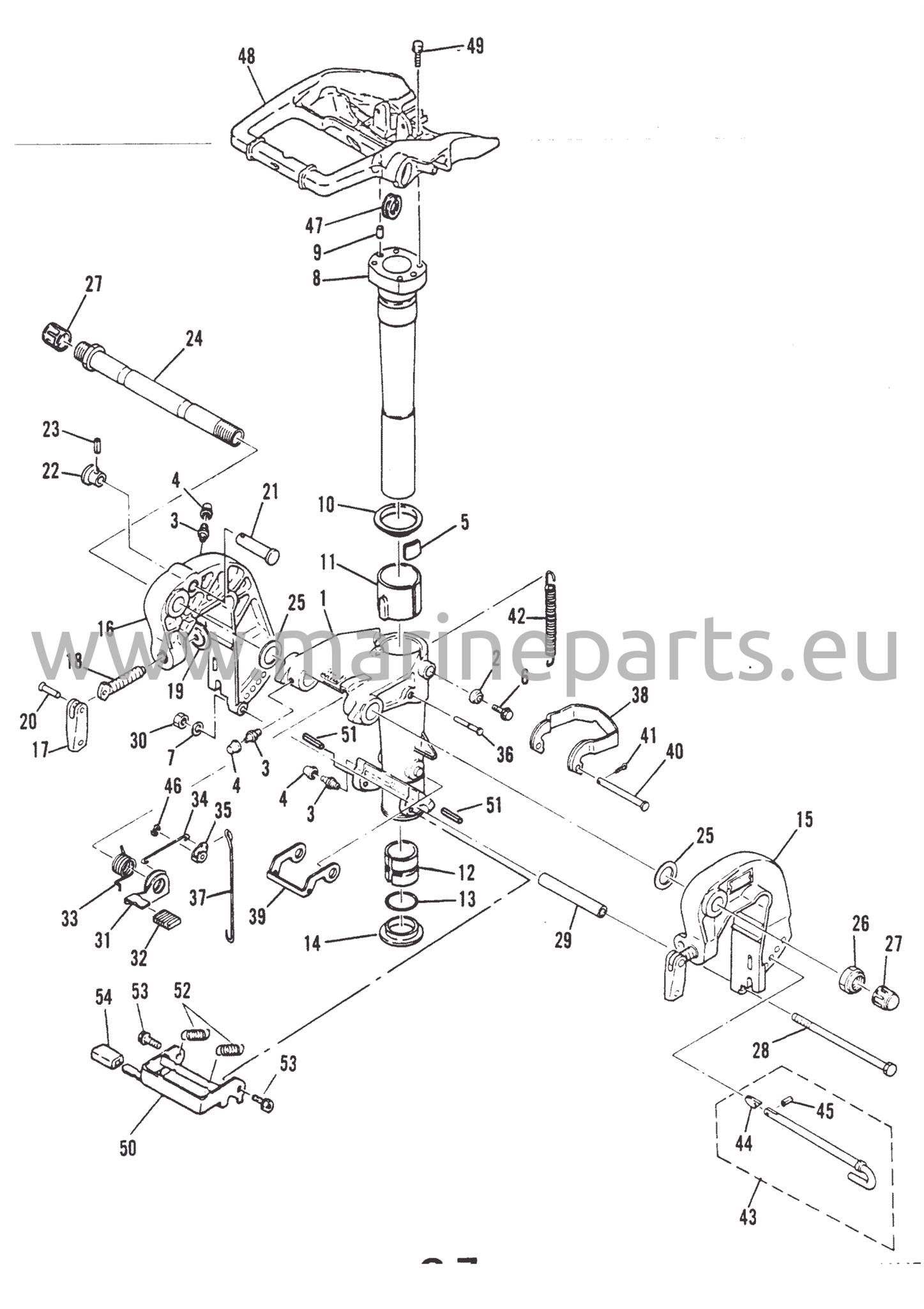 Brackets (M-007186 / ML-308701 / E-101516 / EL-404001 and Up) 