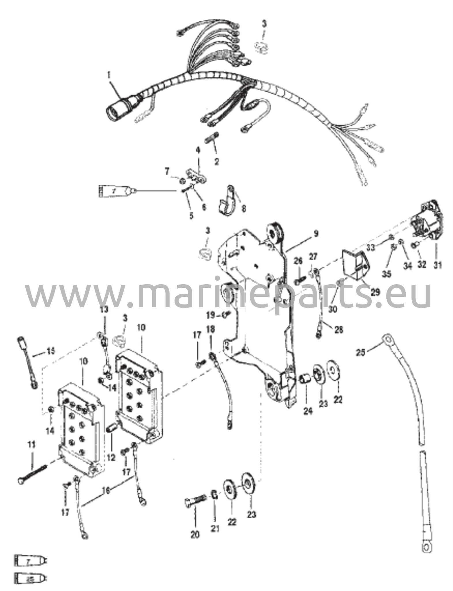 Johdotussarja/käynnistinrele