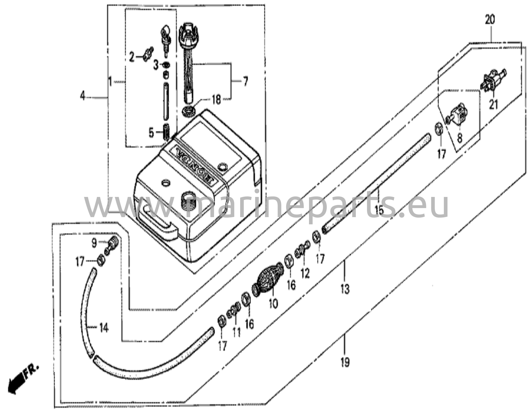 Bränsletank, extern