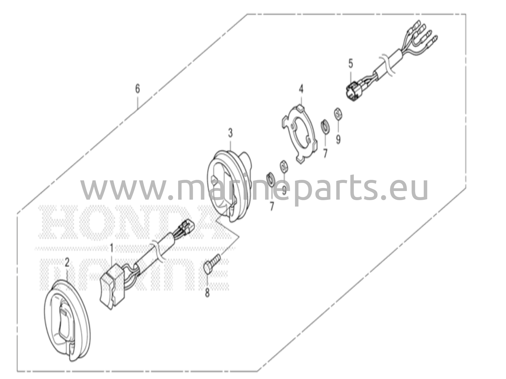 Trolling-ohjauskytkin