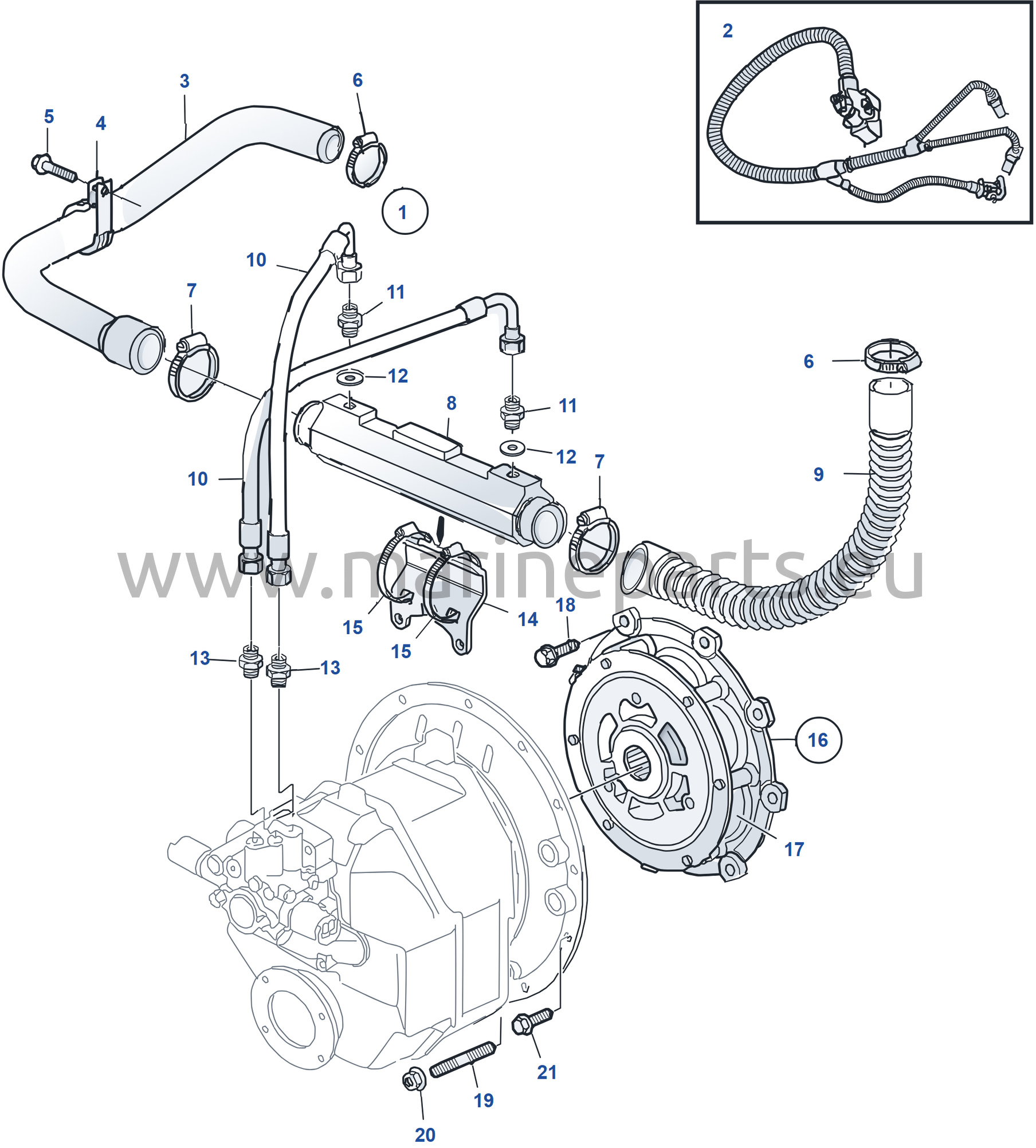Connecting Kit Reverse Gear HS45AE