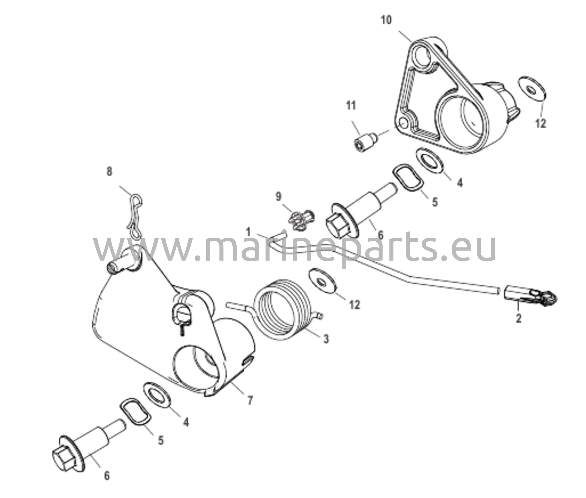 Kaasukahvan vetolaite etäohjauksella