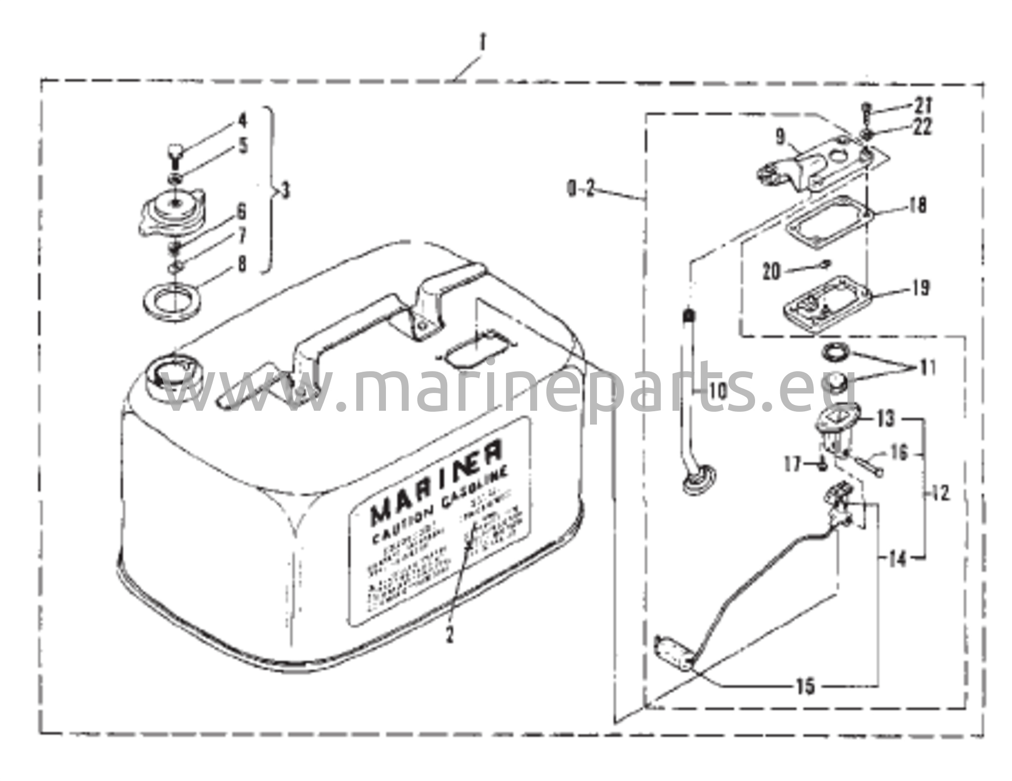 Fuel tank not original equipment 