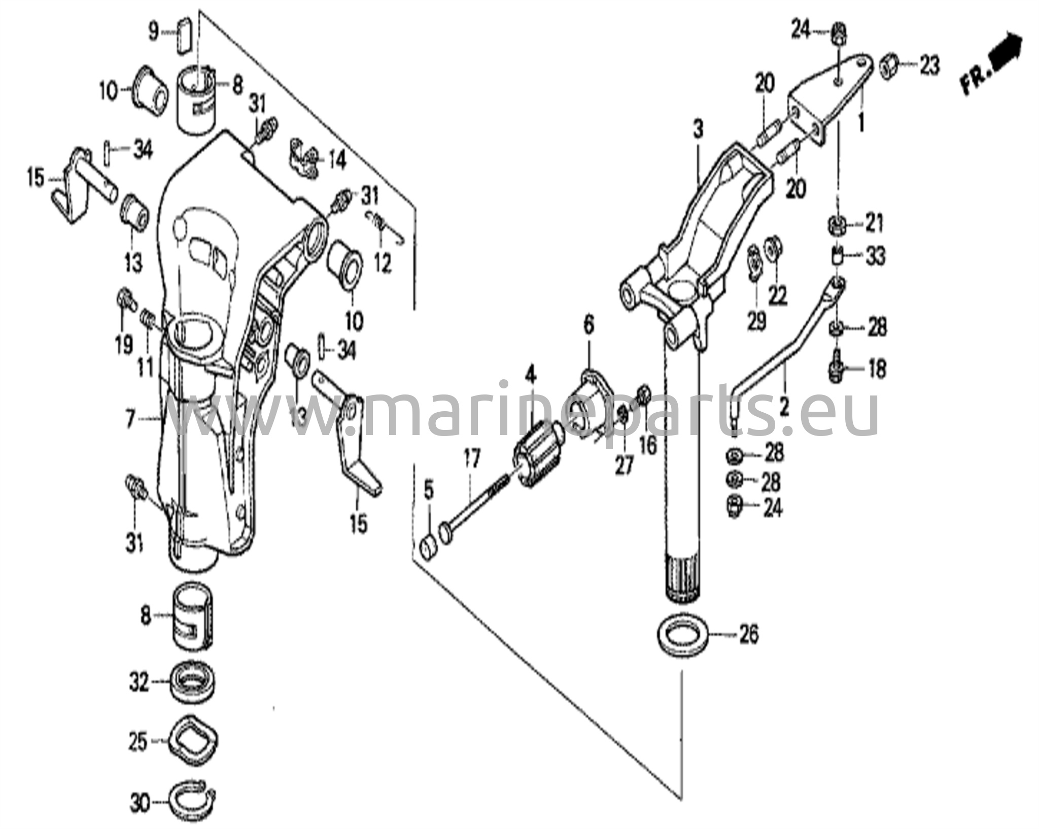 Kääntötelakan kotelo