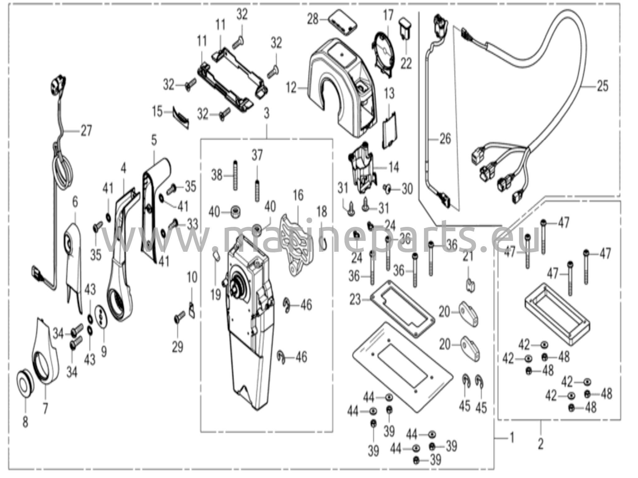 Kauko-ohjain (yläkiinnitys, yksittäistyyppi) (NHK MEC)