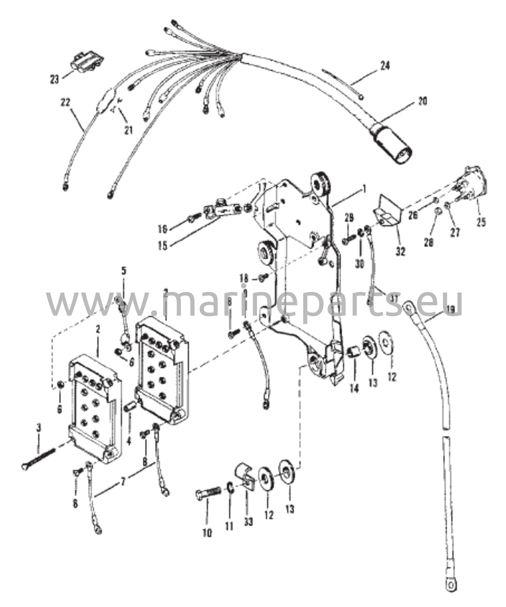 Johdotussarja/käynnistinrele