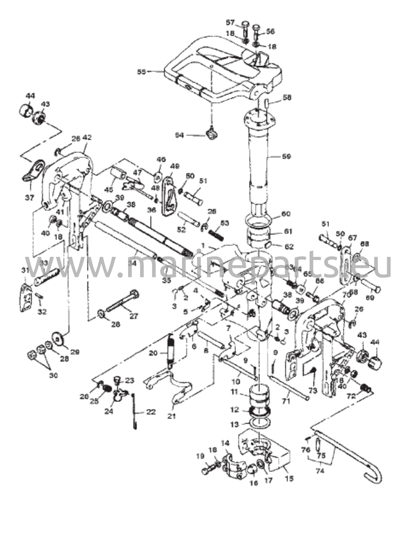 Clamp and Swivel Bracket/Reverse Lock 