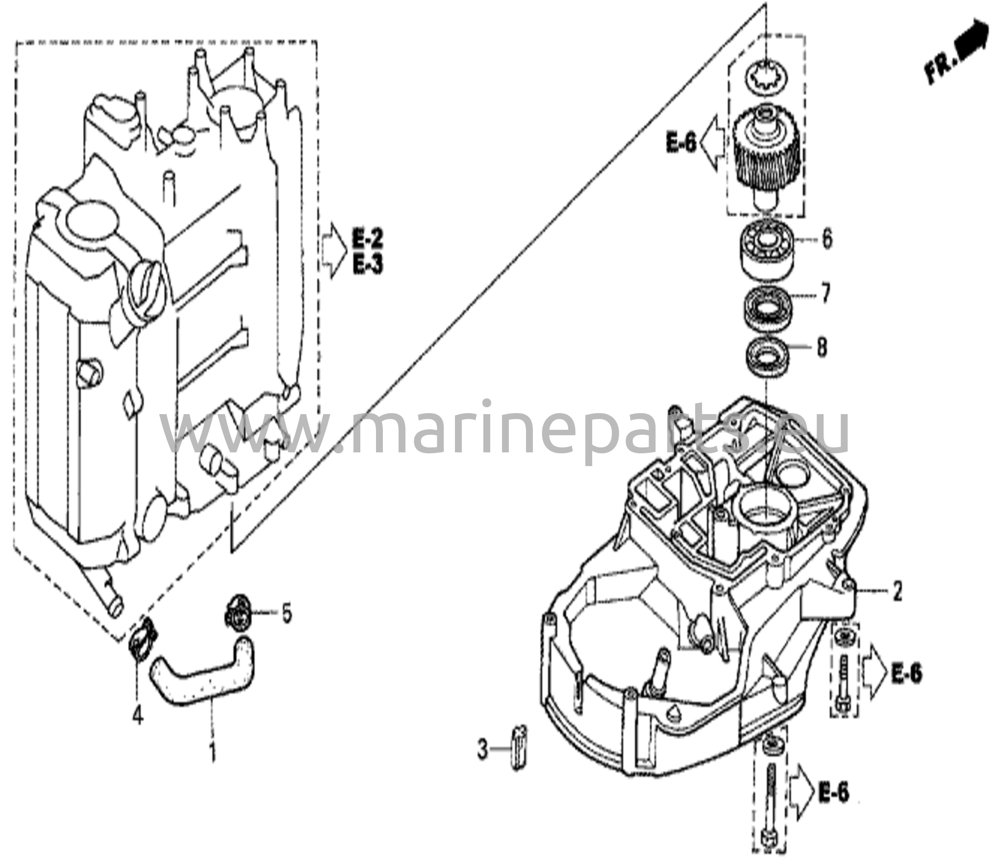 Päävaihteiston kotelo