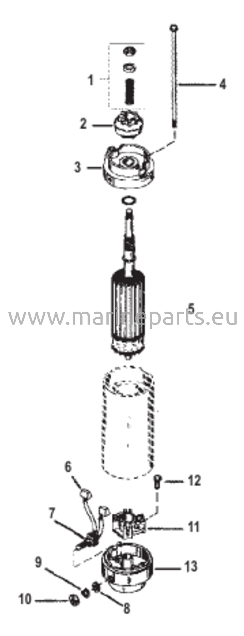 Sähkömoottori käynnistimeen