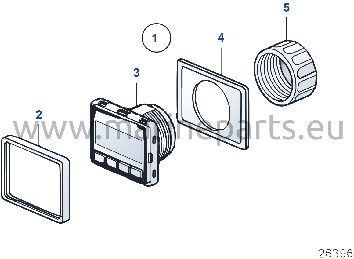 Informationsdisplay 2,5'', EVC-D