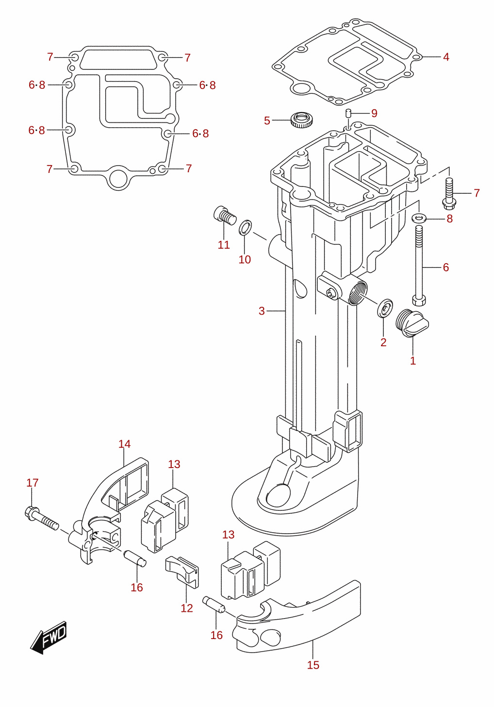Carter d'arbre de transmission