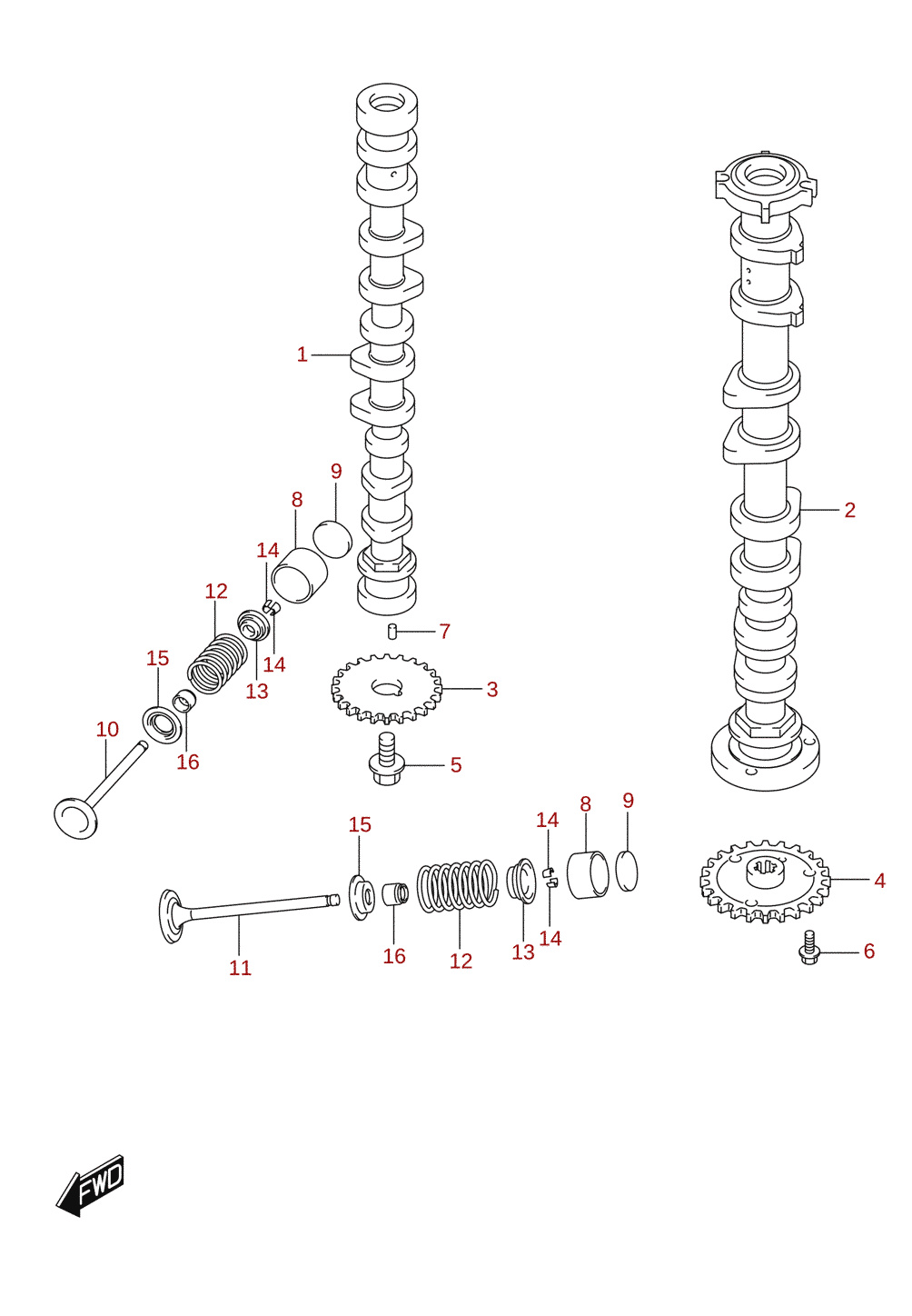 Camshaft (DF90ATH)