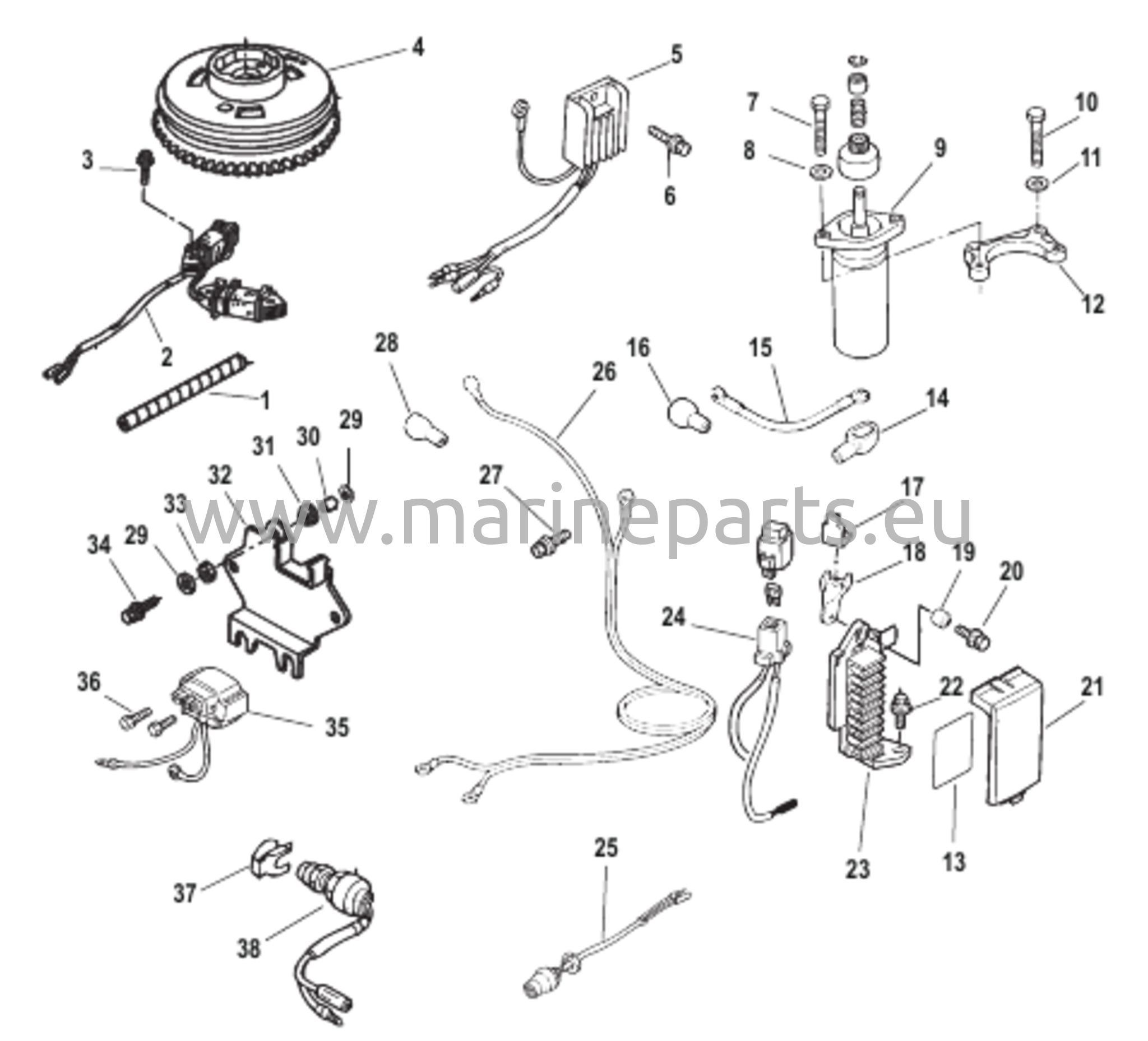 Sähkökäynnistimen muuntosarja 895298A01