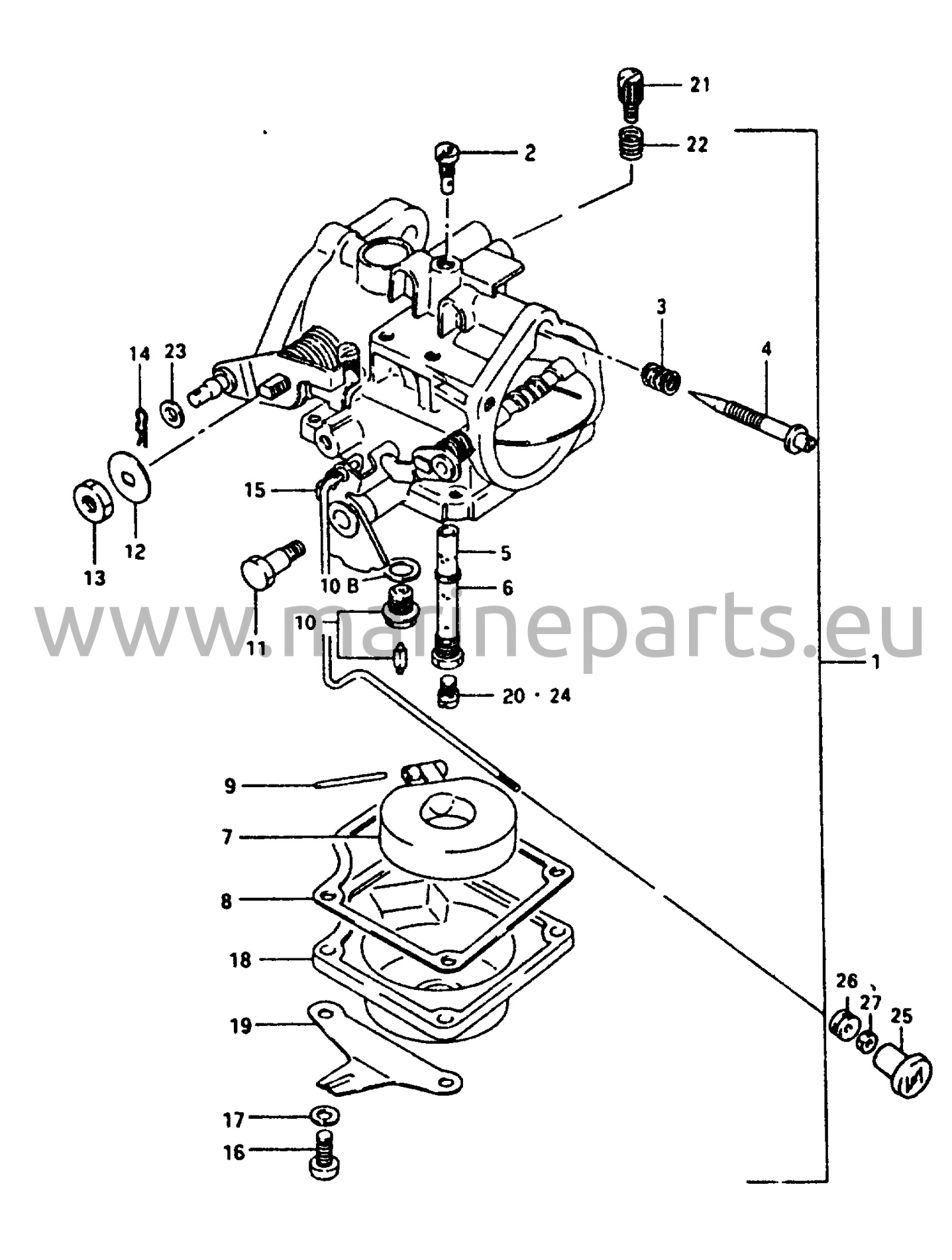 Karburaator (DT40W, DT40WR)