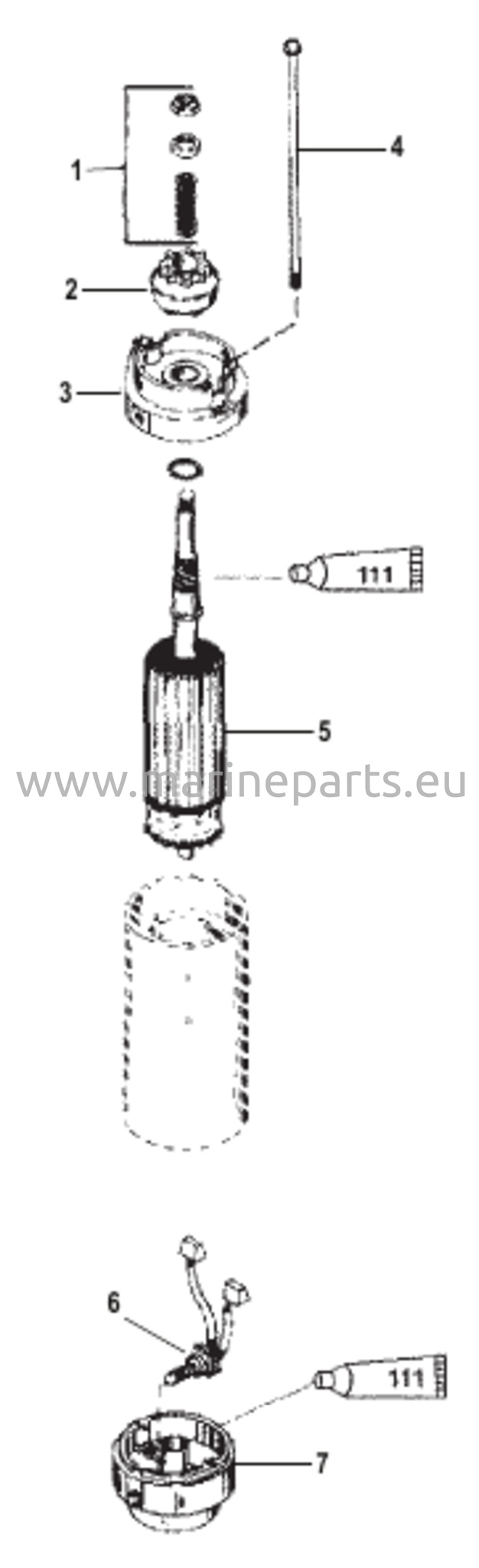 Sähkömoottori käynnistimeen