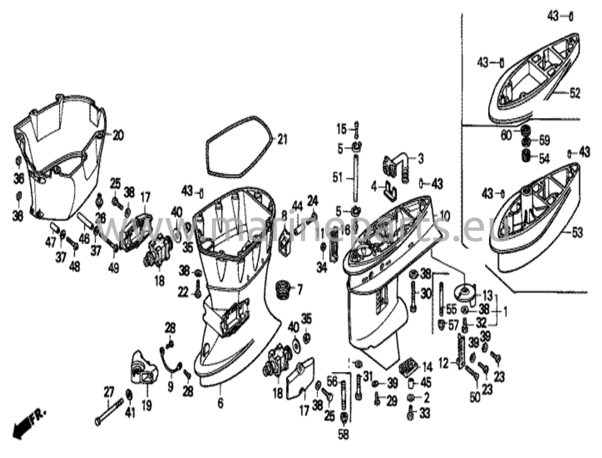 Voimansiirron akselikotelo