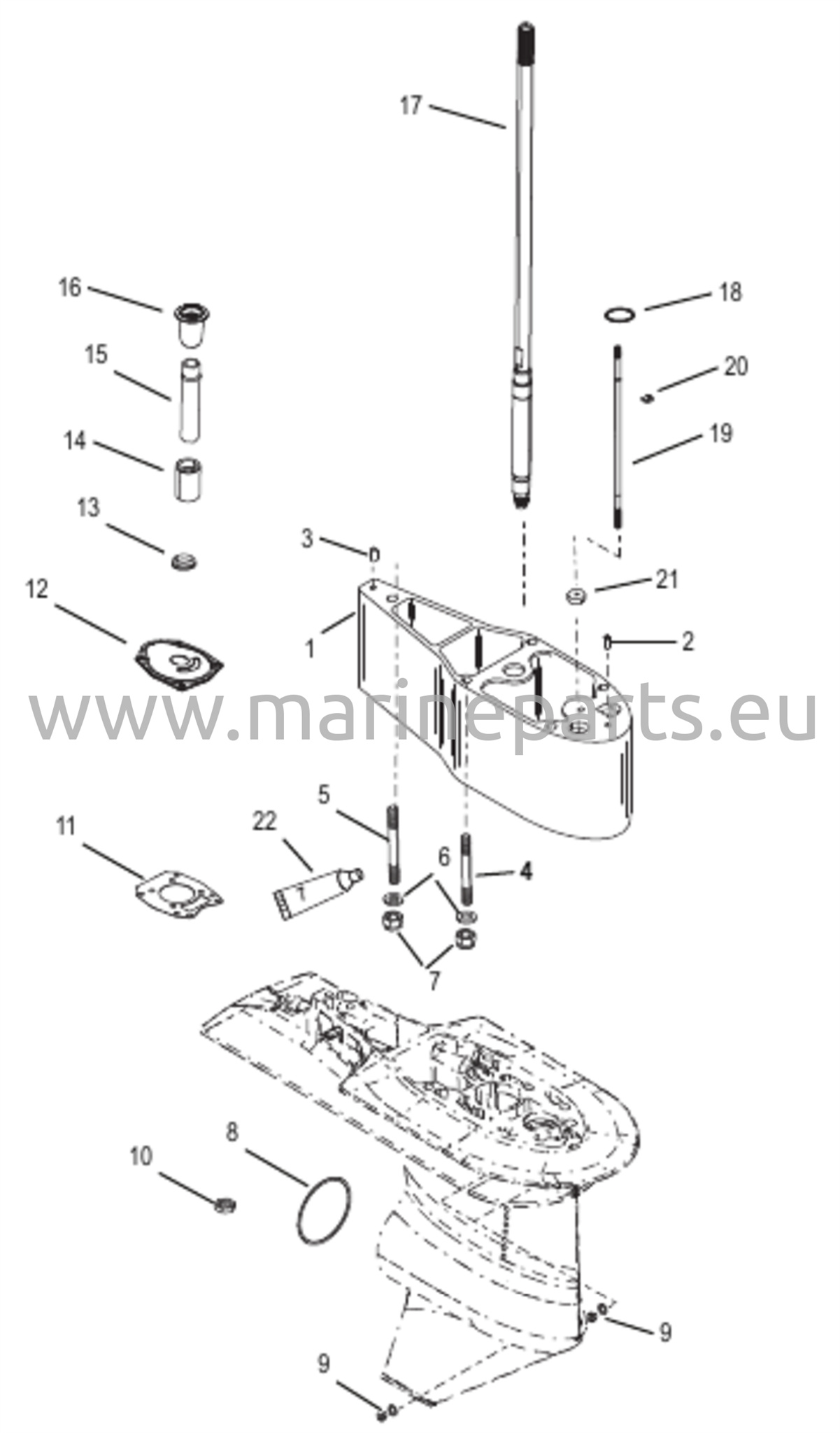 Laajennussarja - 5 tuuman voimansiirron kotelo (12092A20)