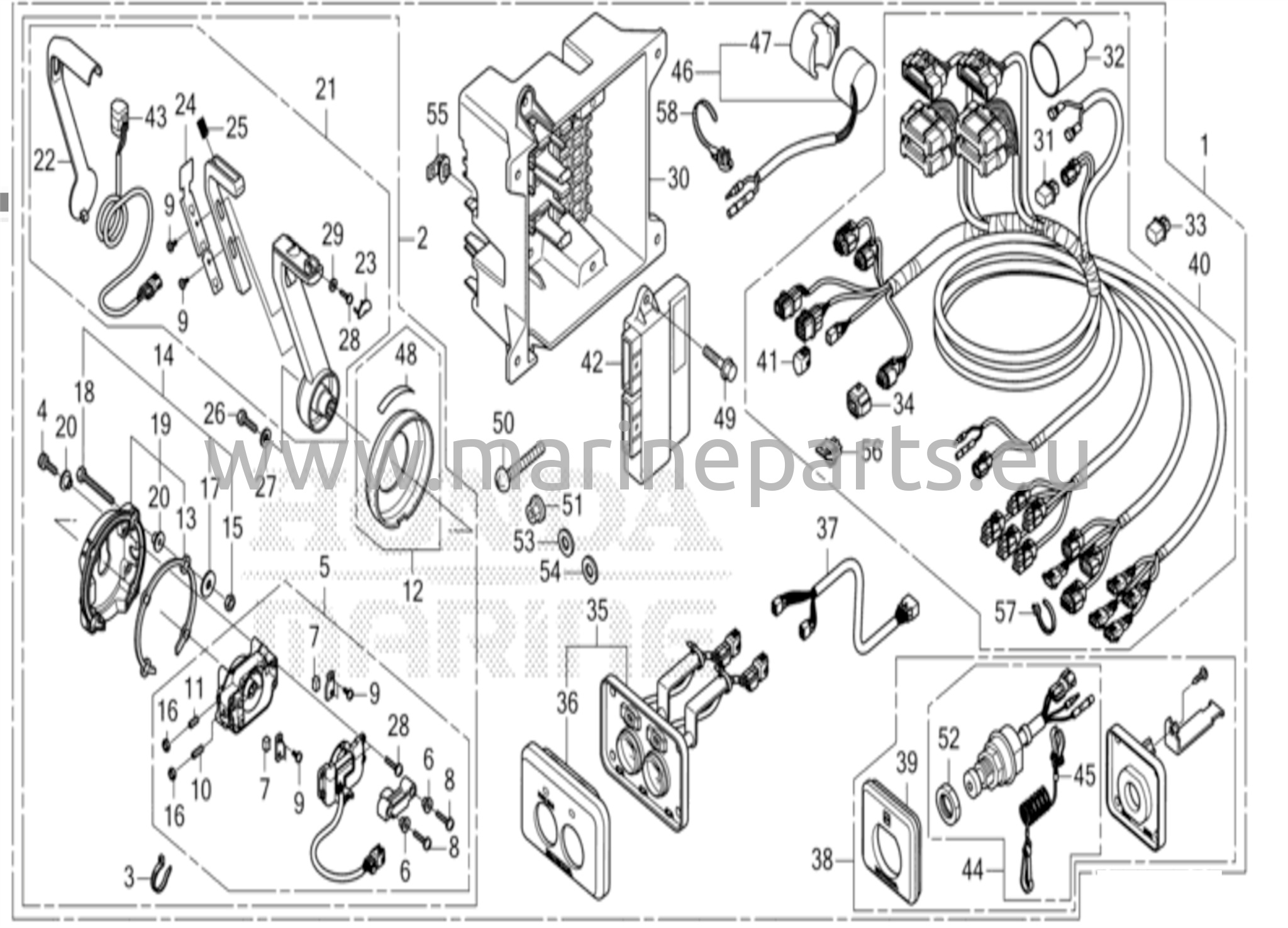 Kaukosäädin (upotettava tyyppi) (toinen) (dbw)