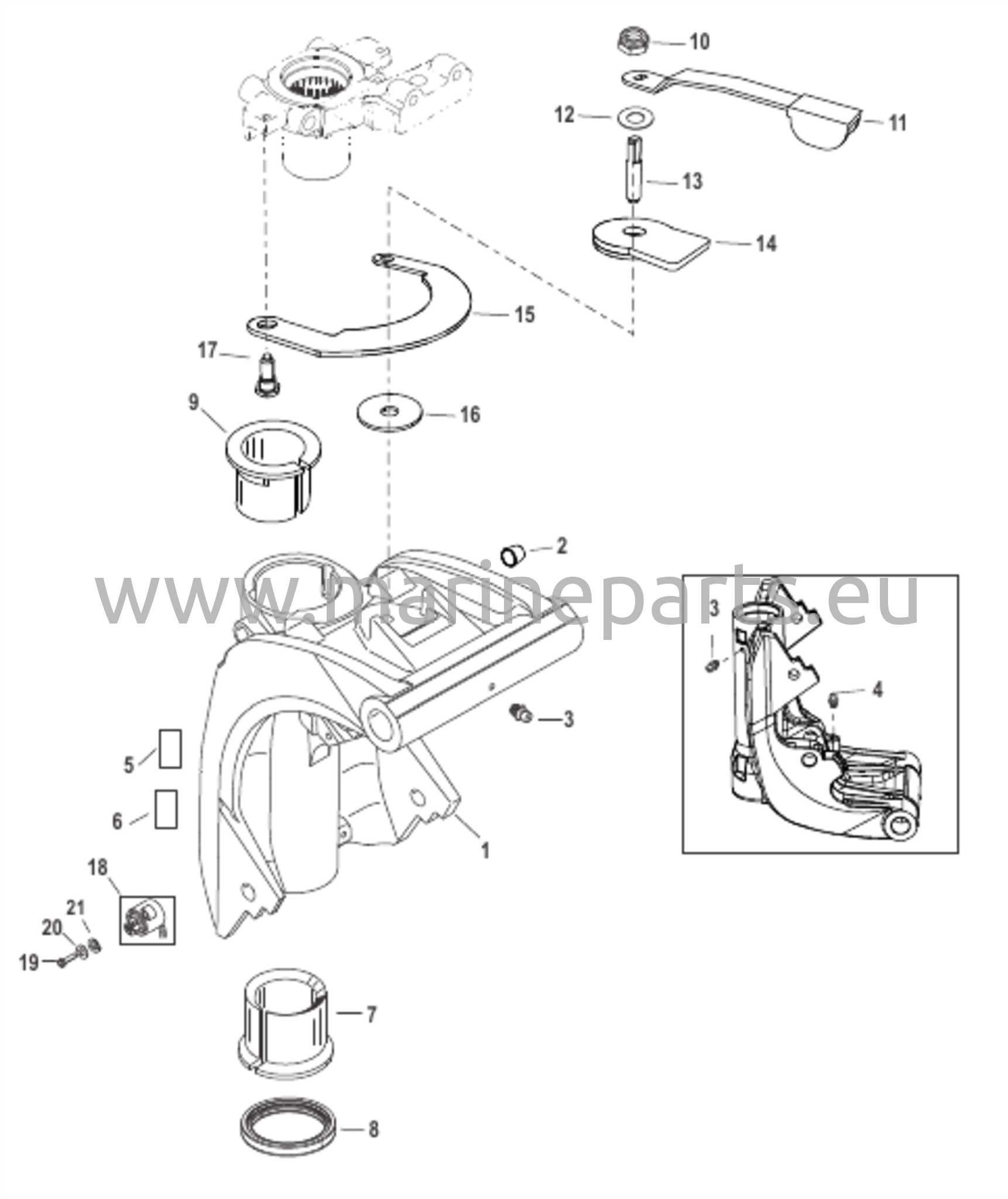 Kääntyvä kiinnike