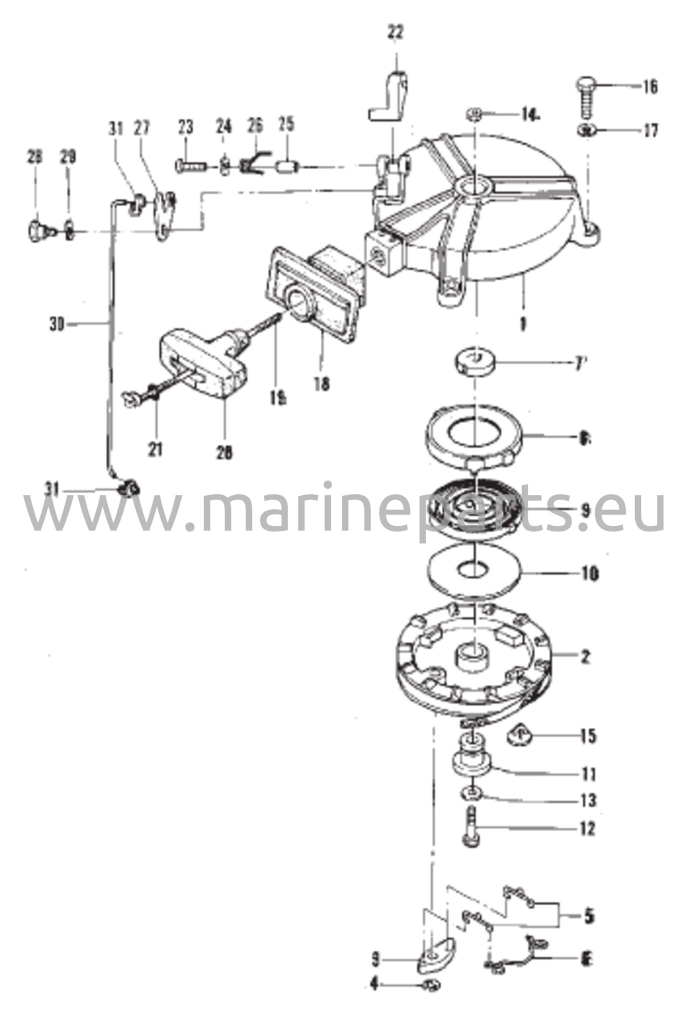 Coil Starter S#USA-A834680/Belgium-9542670 And Below 