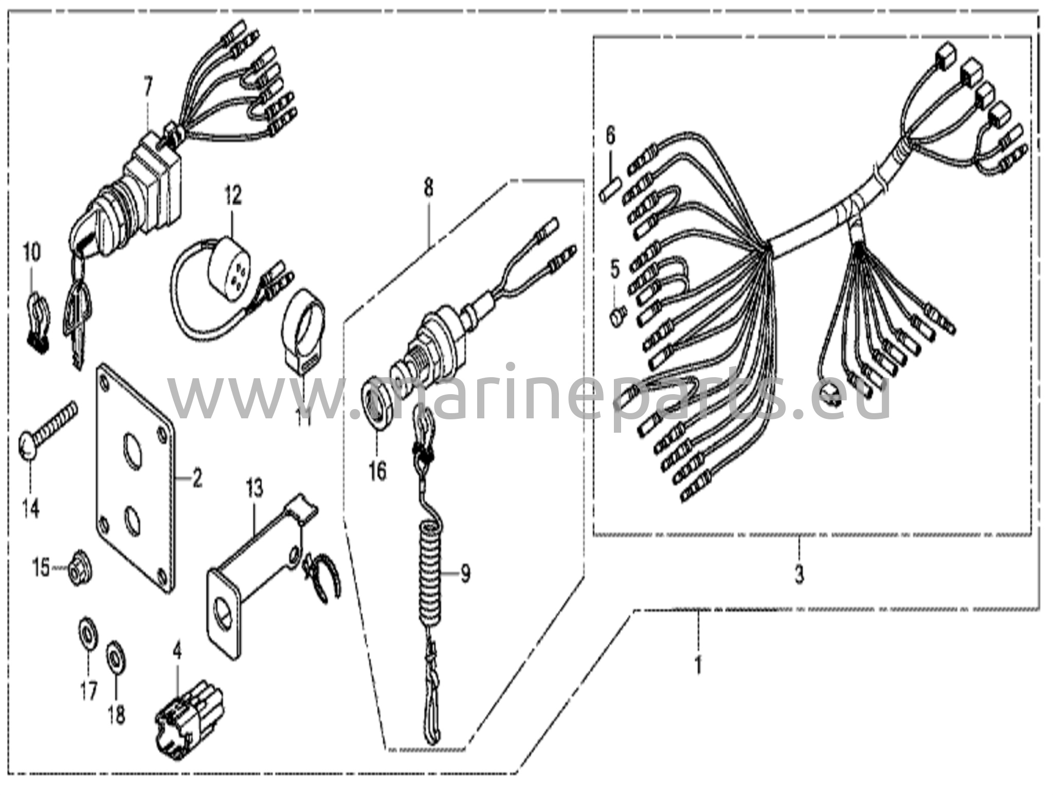 Kytkinpaneelin sarja (3)