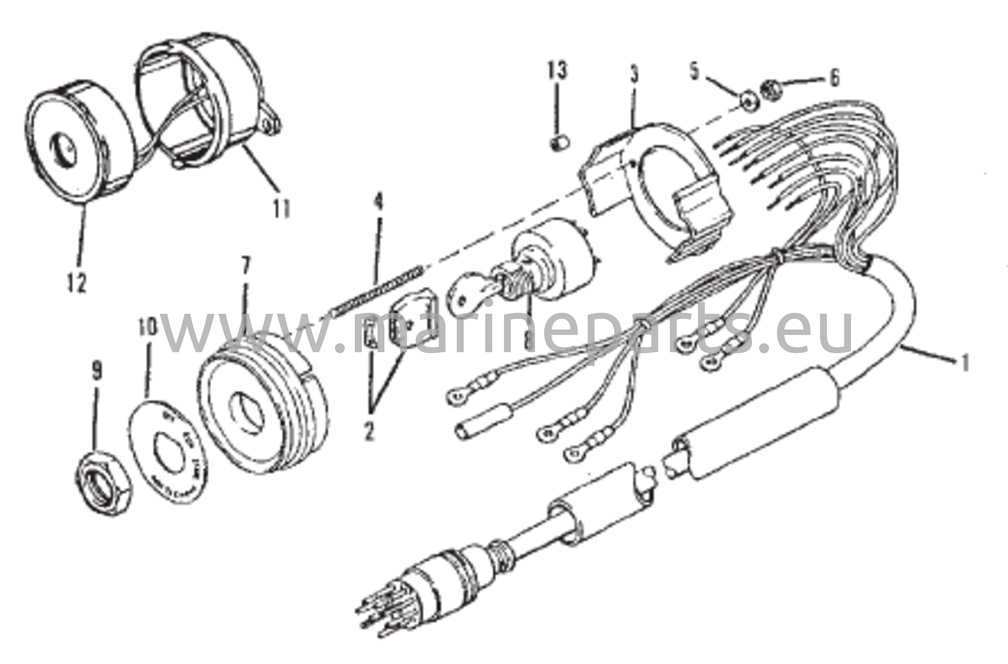 Avainkytkin (vastakierroksiset moottorit)