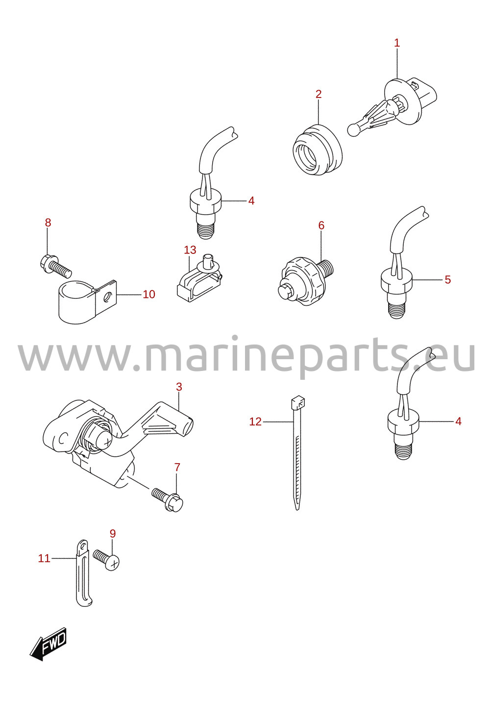 Sensor (DF200Z, DF225, DF250)