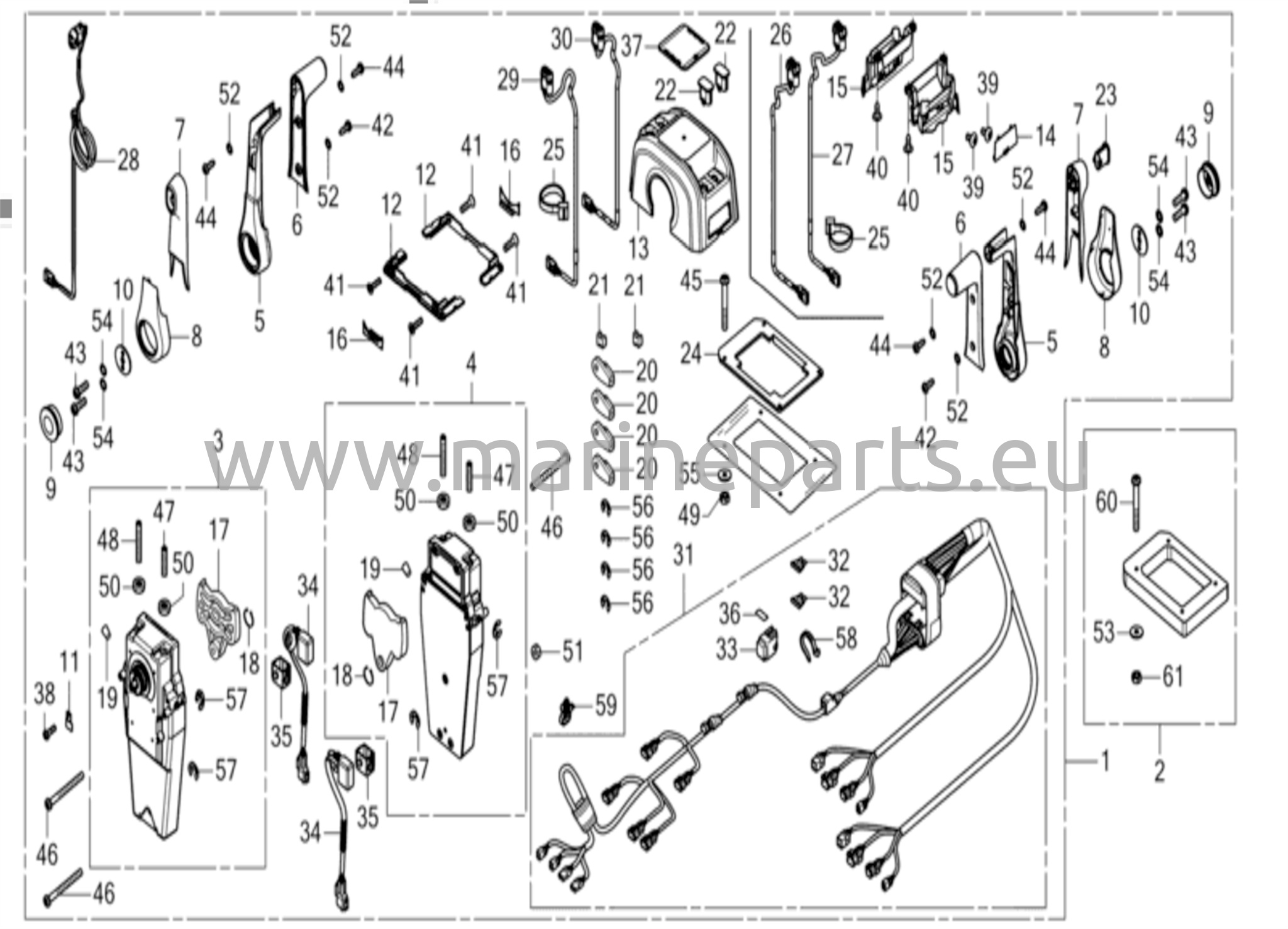 Fjärrkontroll (övermonterad dubbeltyp) (NHK MEC)