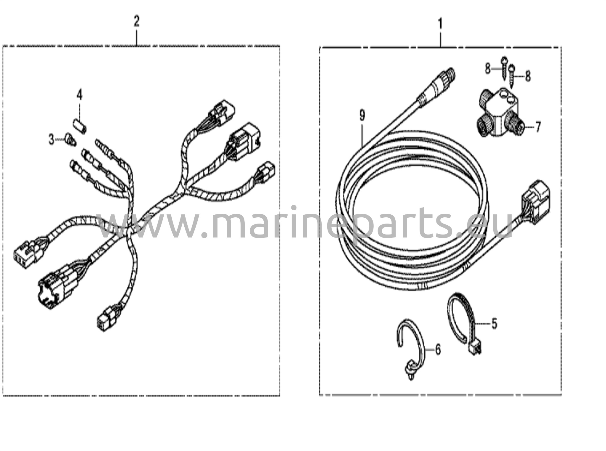 Gränssnittskabelsats