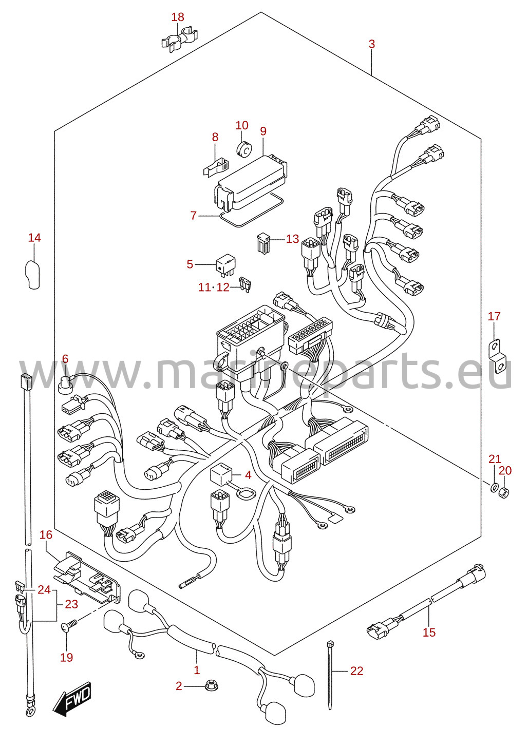 Harness (DF115, DF140)
