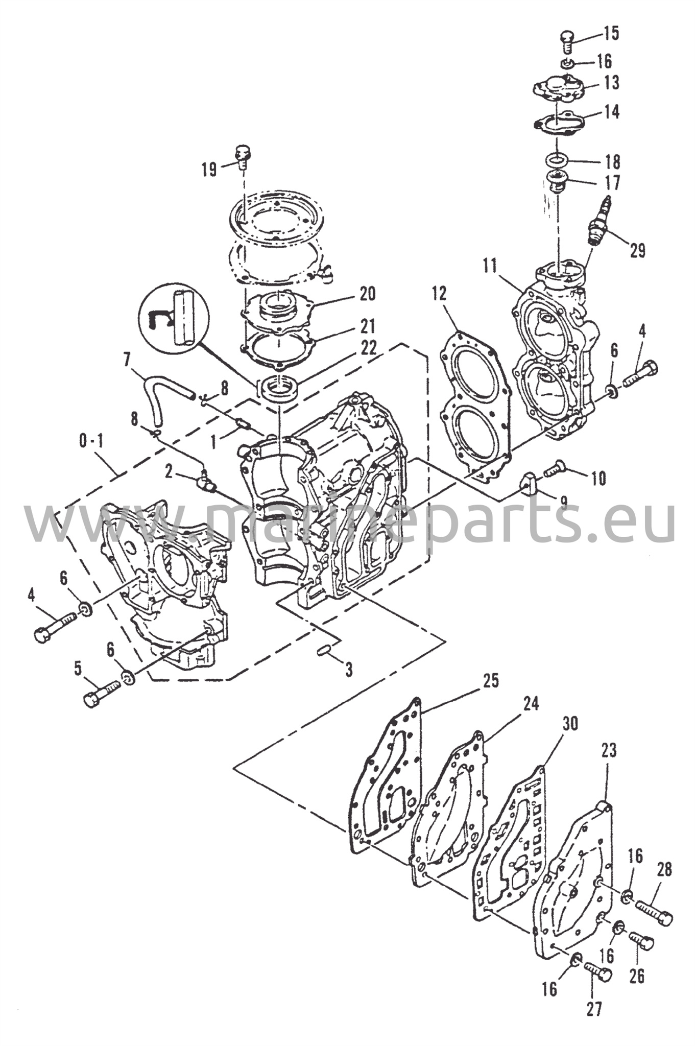 Crankcase and Cylinder Head 