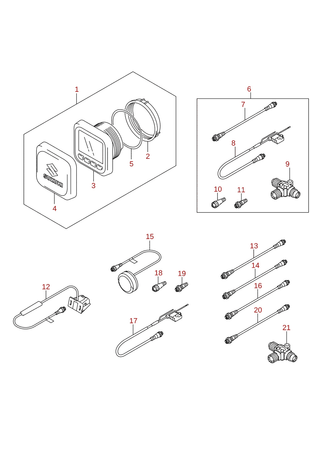Multi function gauge (2) (optional)