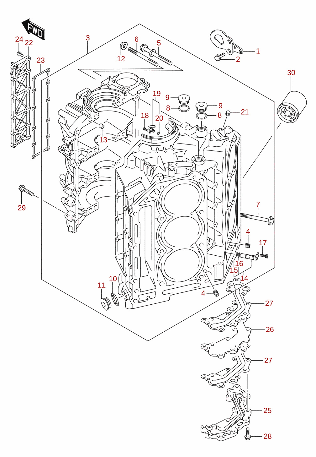 Cylinder block