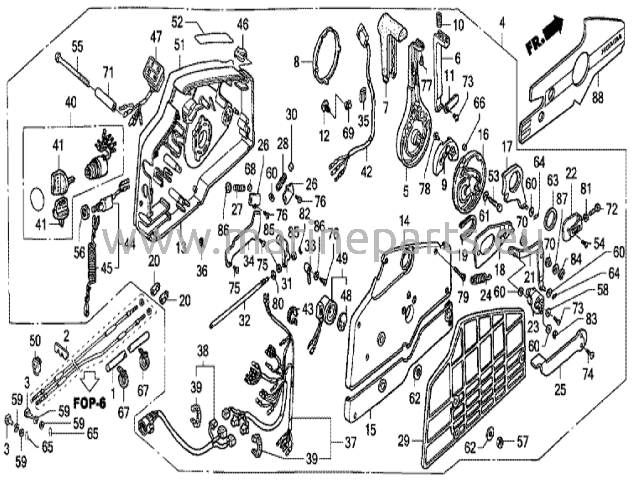 Fjärrkontroll (hi-lex) (handtagsskydd = grå)