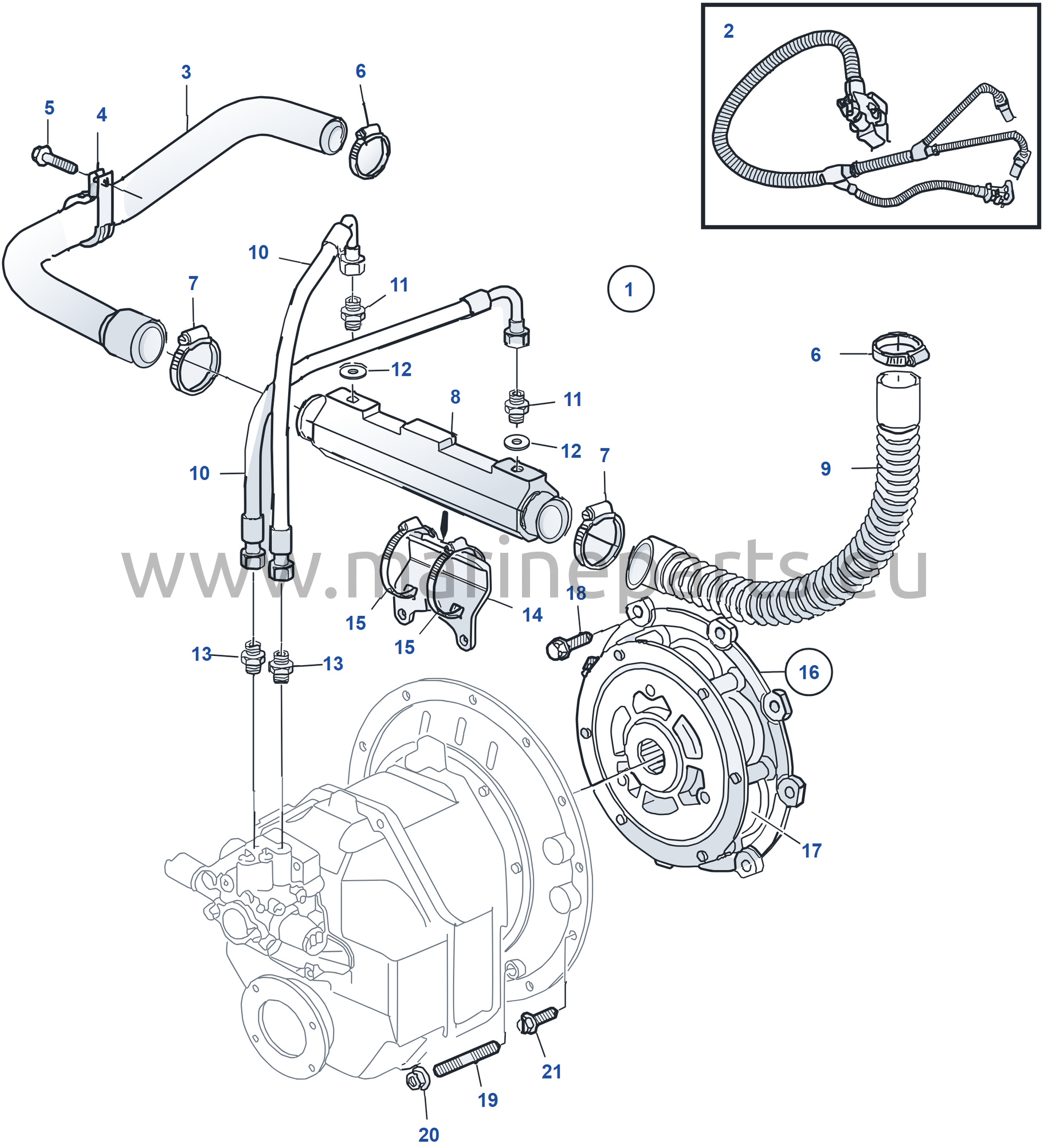Connecting Kit Reverse Gear HS63AE