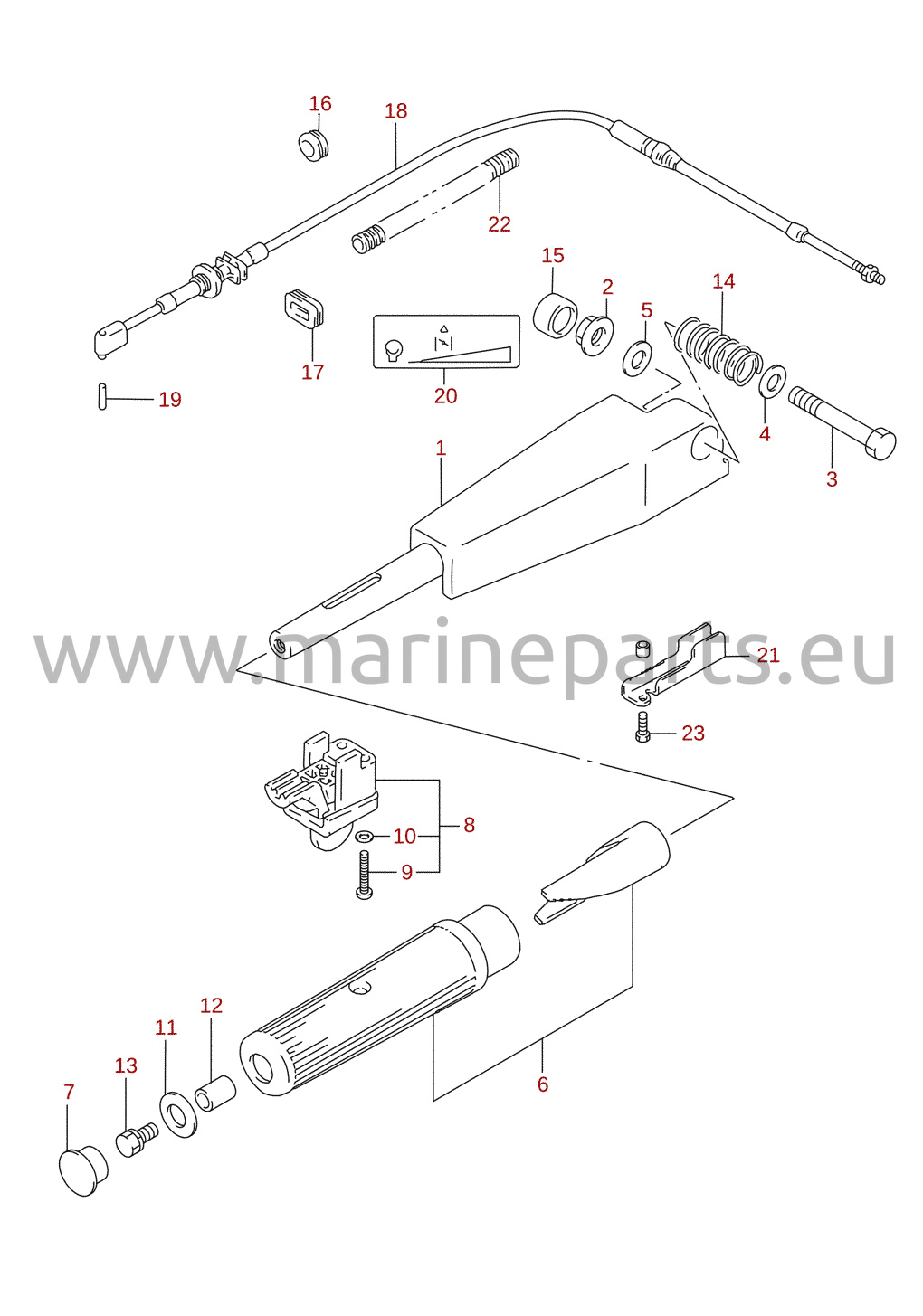 Tiller handle (2004)