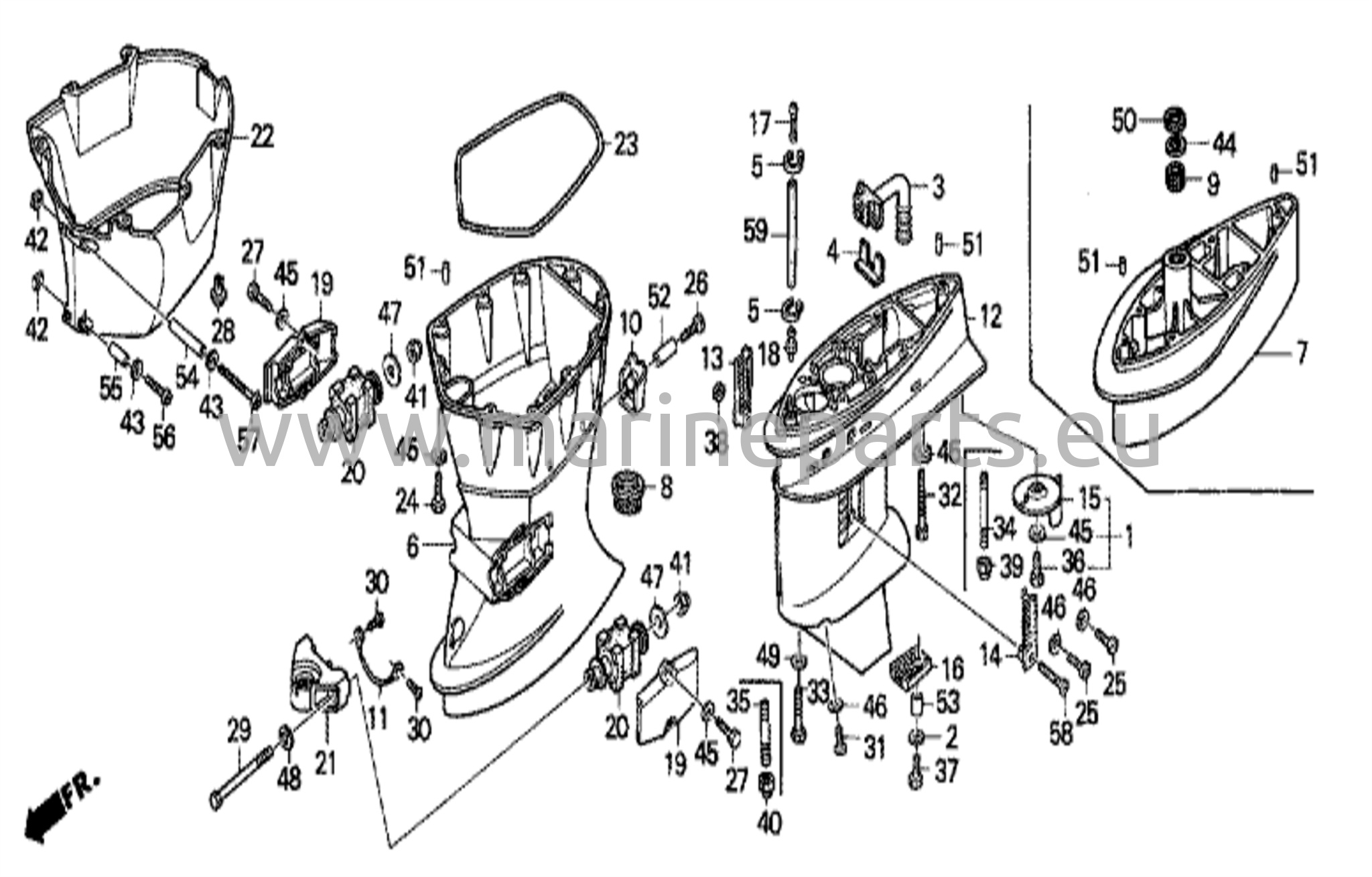 Voimansiirtoakselin kotelo