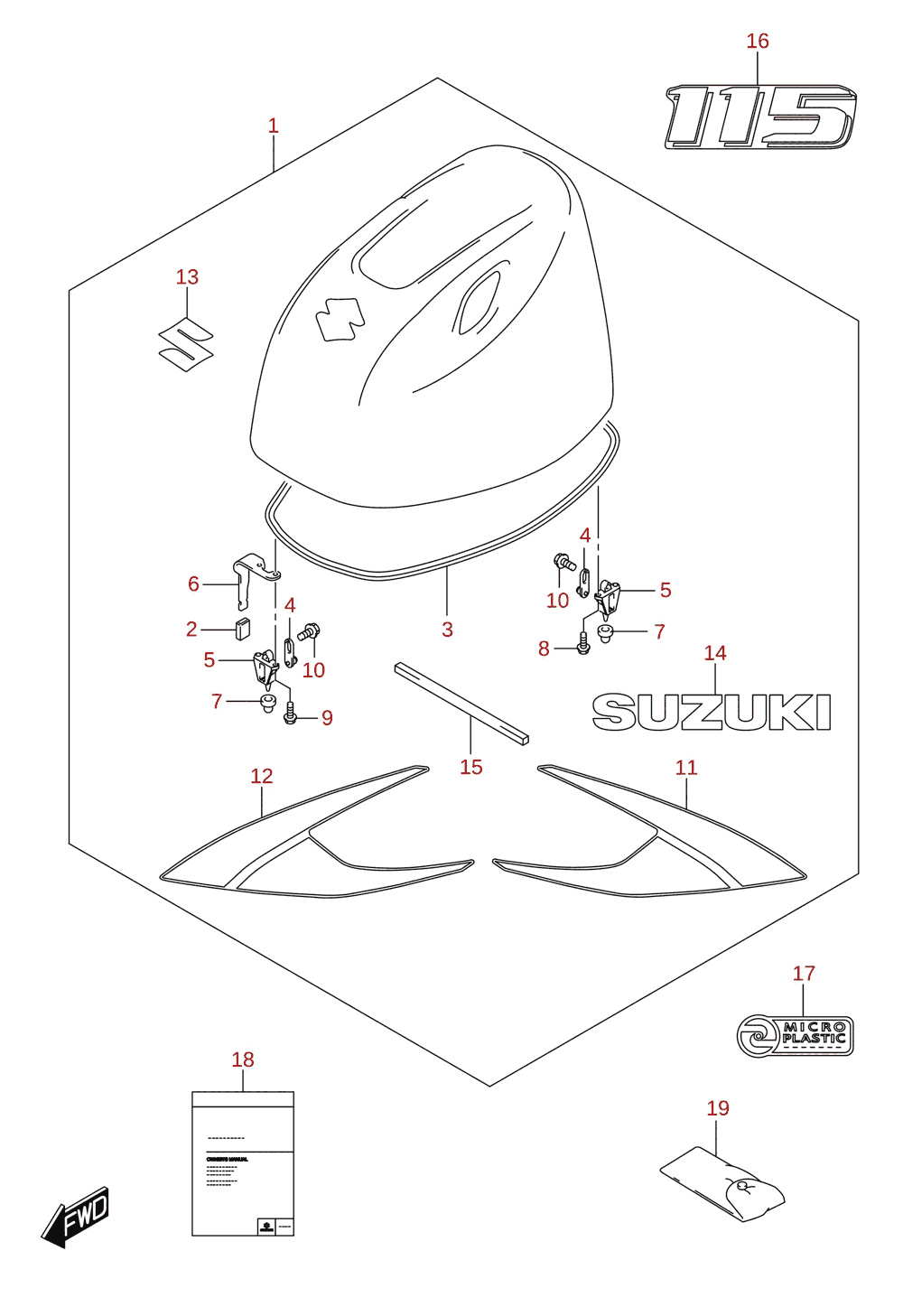 Mootorikate (DF115) 1/2